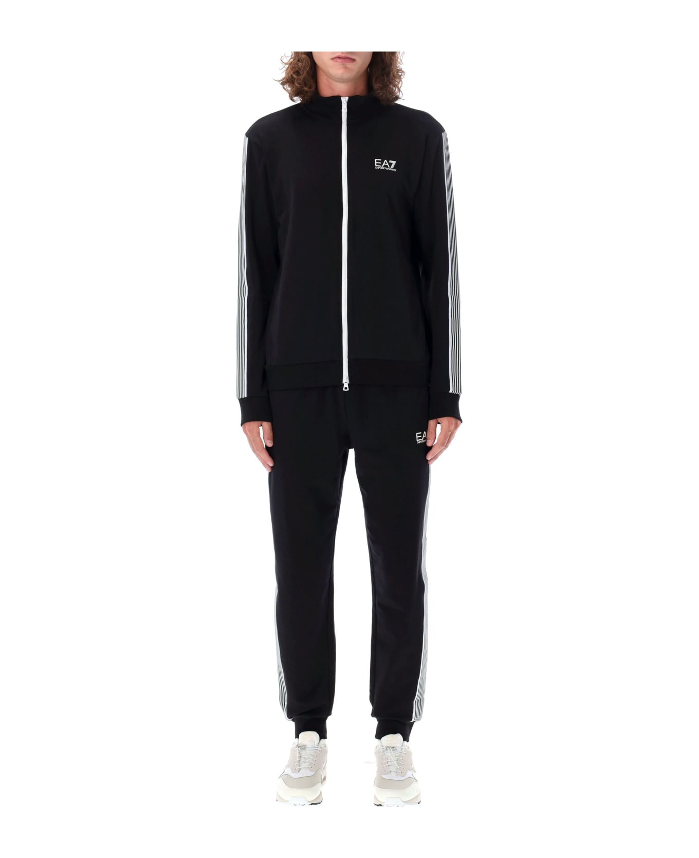 EA7 Tracksuit Set - BLACK
