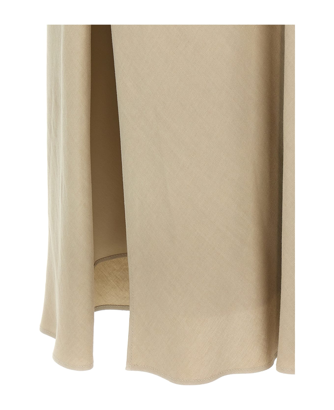 Brunello Cucinelli Slit Skirt - Beige