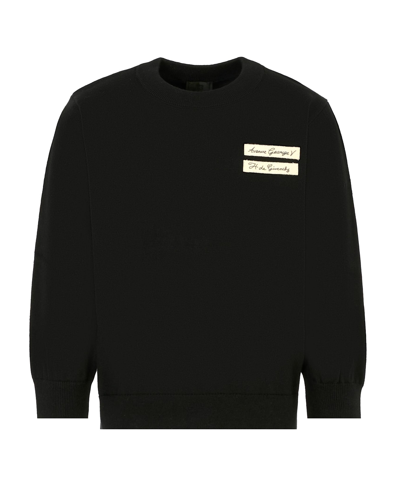 Givenchy Black Sweater For Boy With Logo - Black