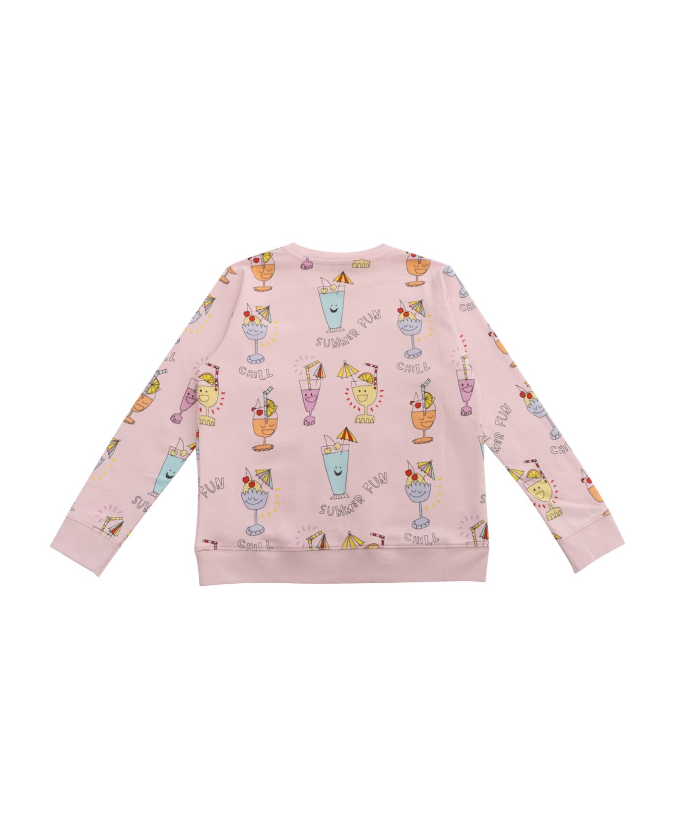 Stella McCartney Kids Pink Sweatshirt With Prints - PINK