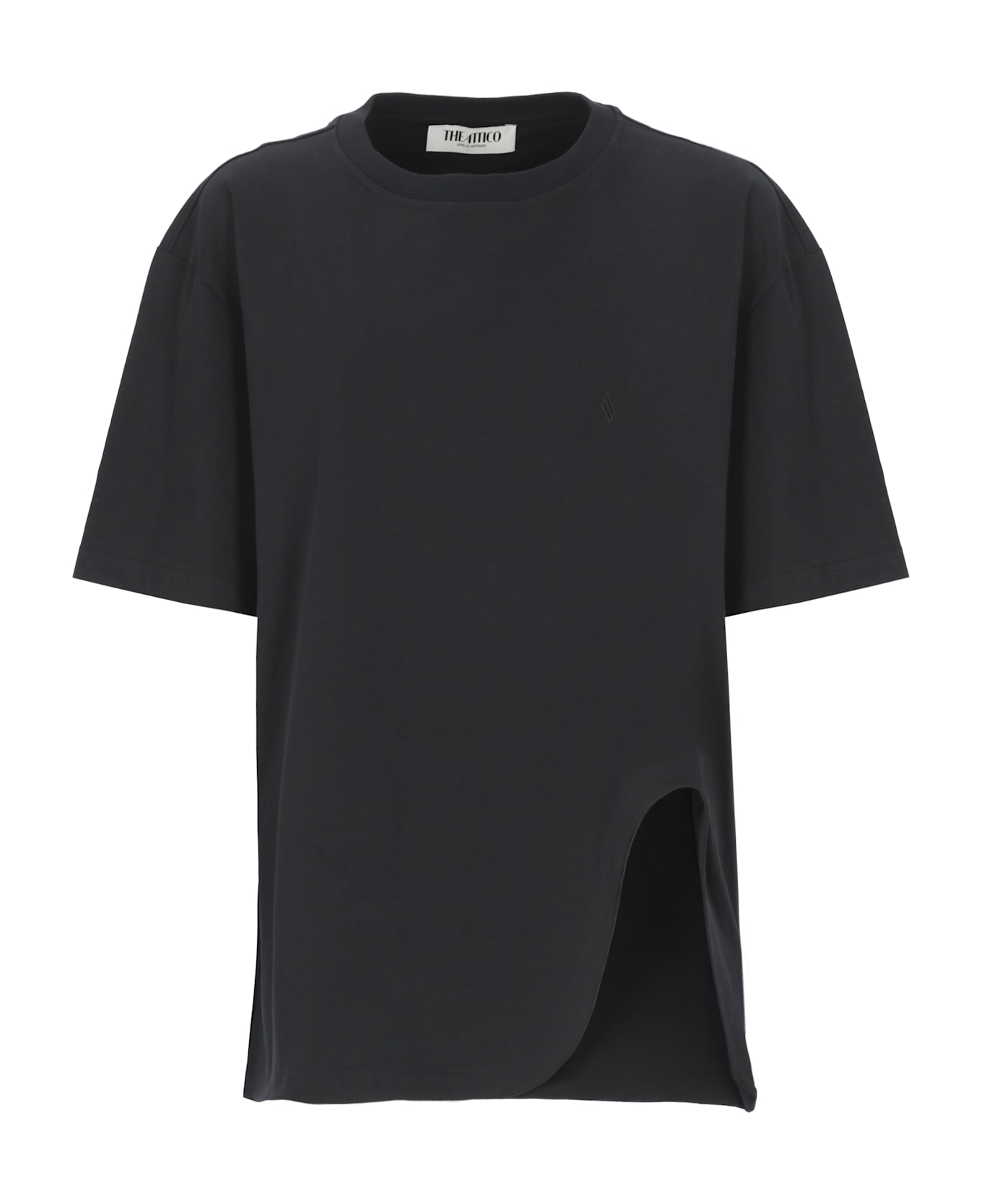 The Attico T-shirt With Logo - Black