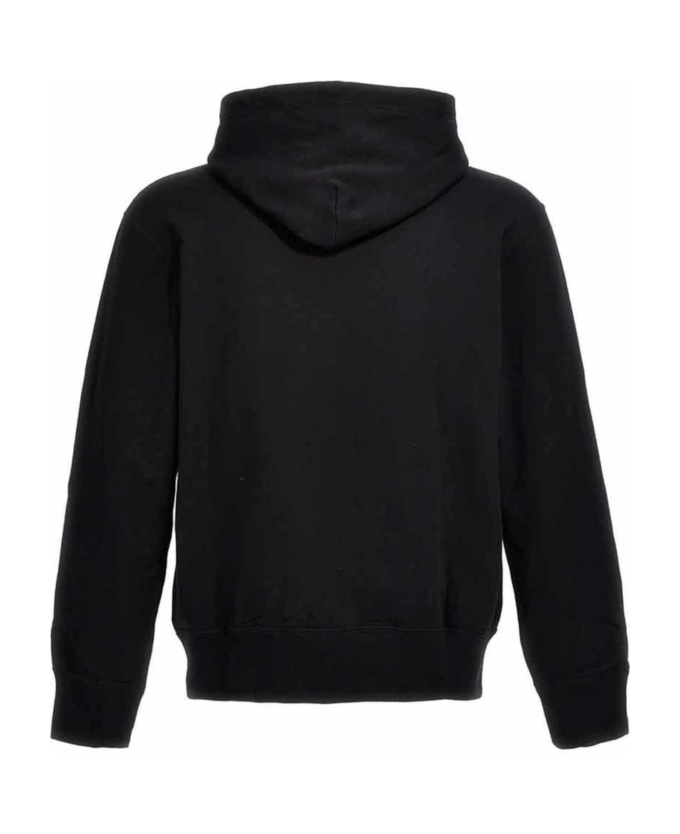 Comme des Garçons Play 
double Heart
 Hoodie - Black  