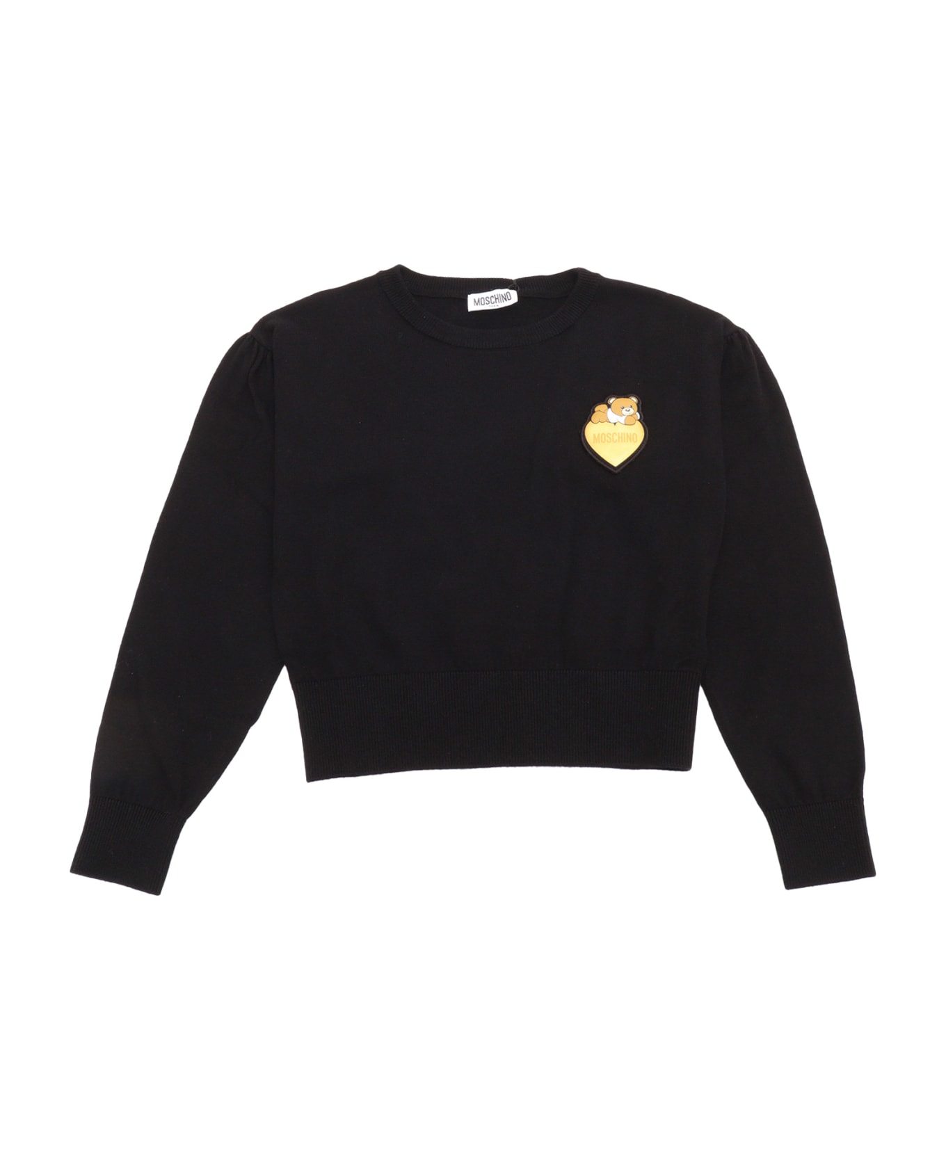 Moschino Crewneck Sweater - BLACK