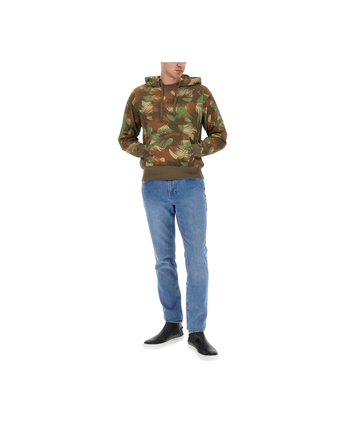 Moschino Camouflage Sweatshirt - GREEN