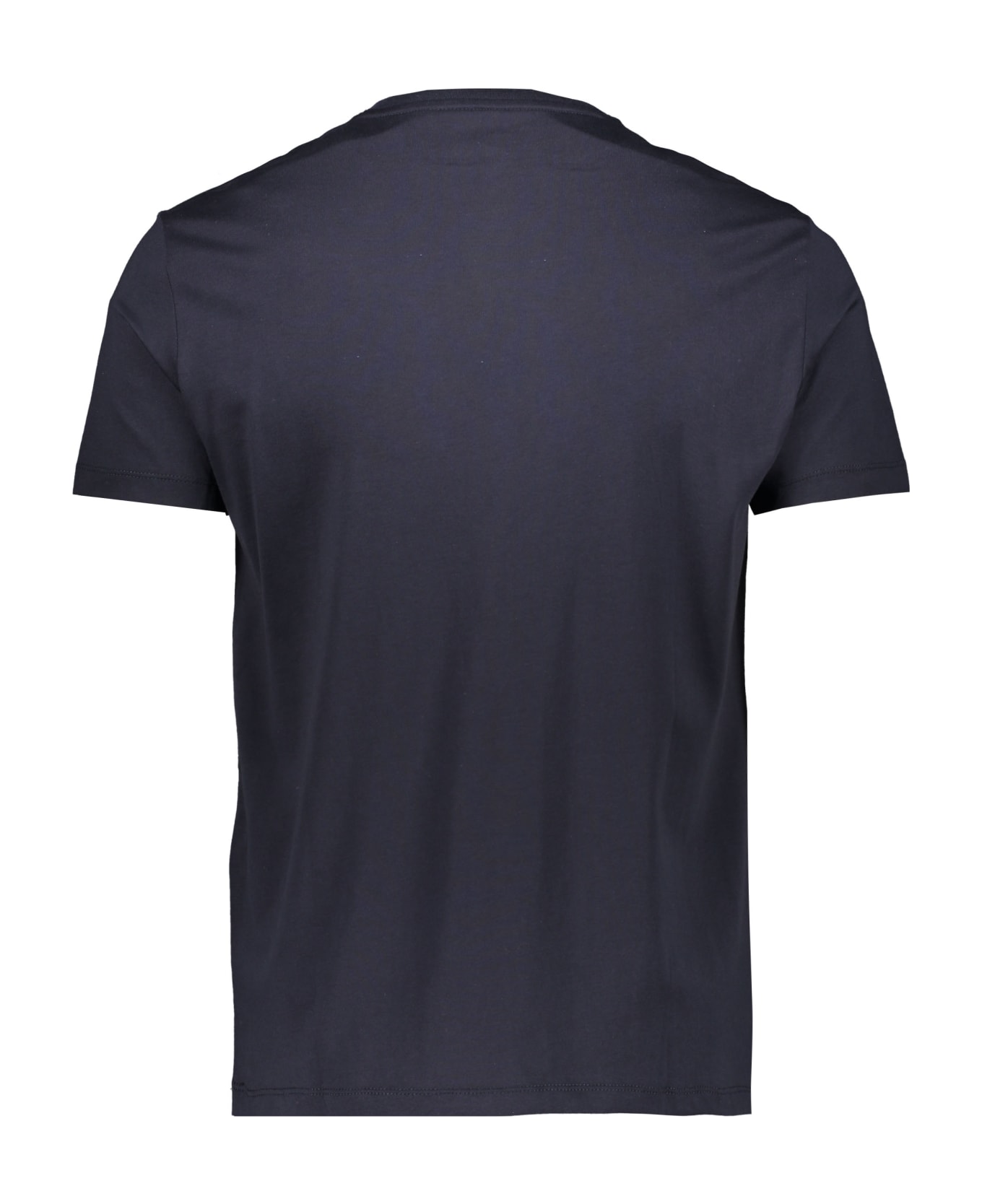 Armani Exchange Printed Cotton T-shirt - blue