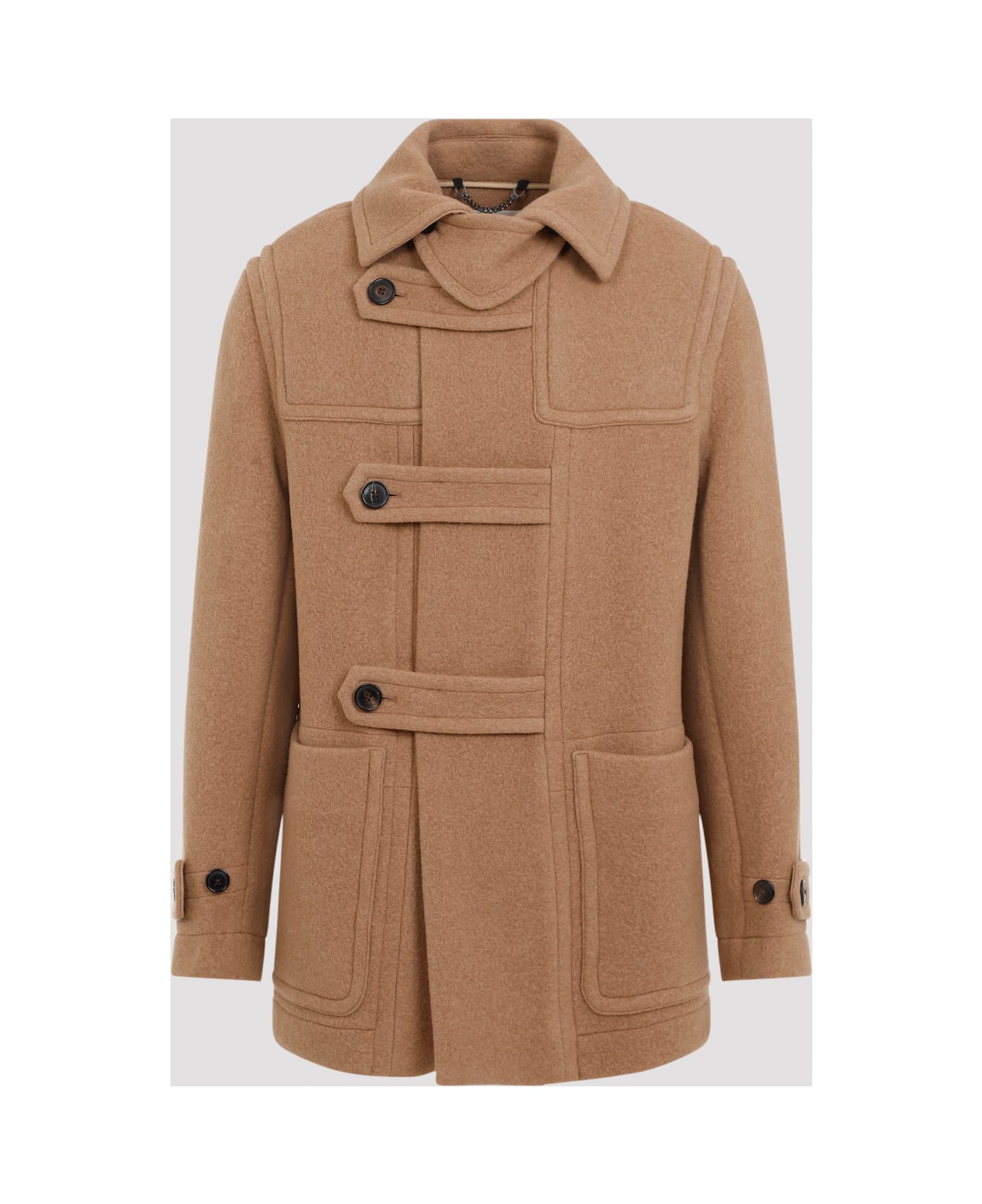 Dries Van Noten Ranner Coat - Camel