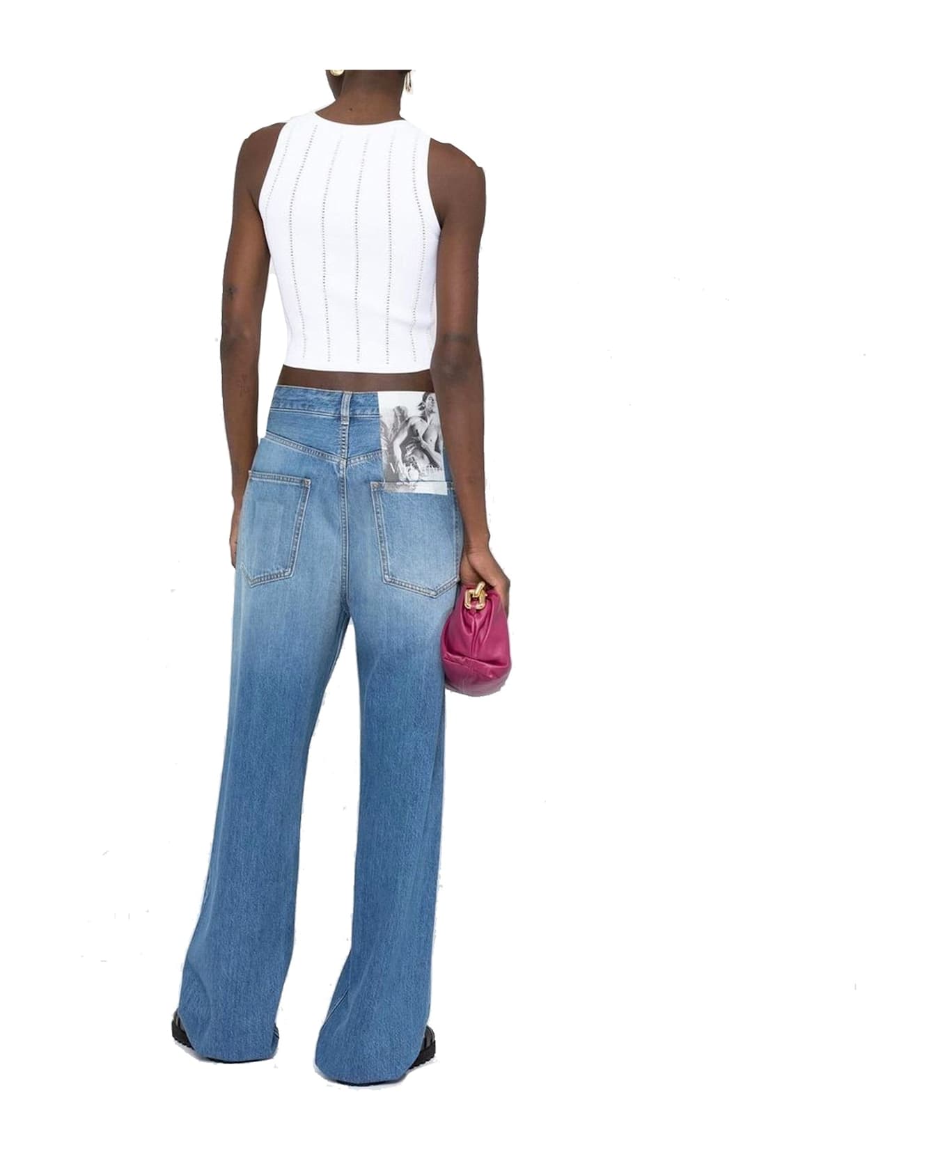 Valentino Archive Patch Jeans - Blue