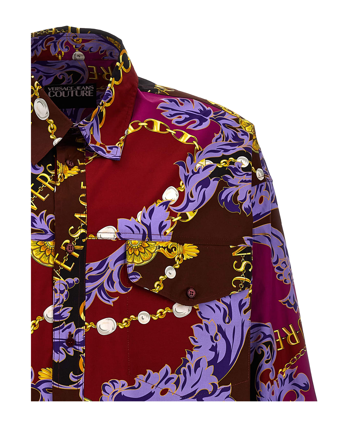 Versace Jeans Couture Baroque Print Shirt - Multicolor