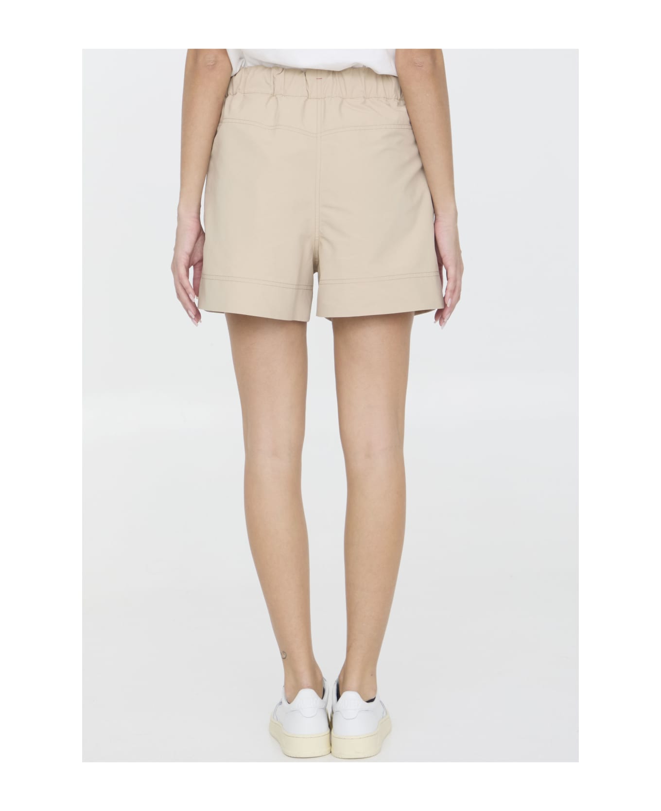 Moncler Grenoble Nylon Shorts - BEIGE