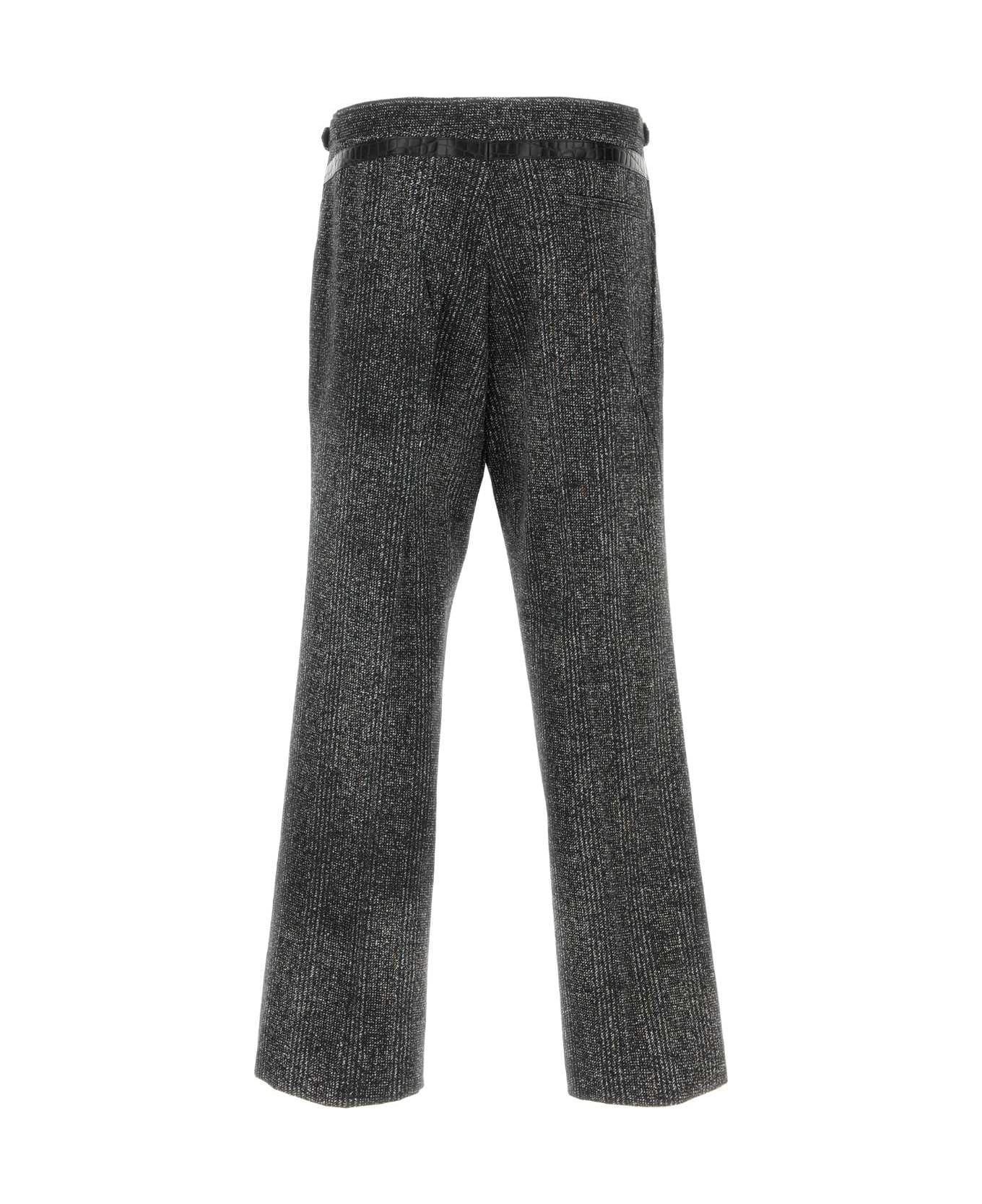 Prada Multicolor Tweed Pant - PIOMBO
