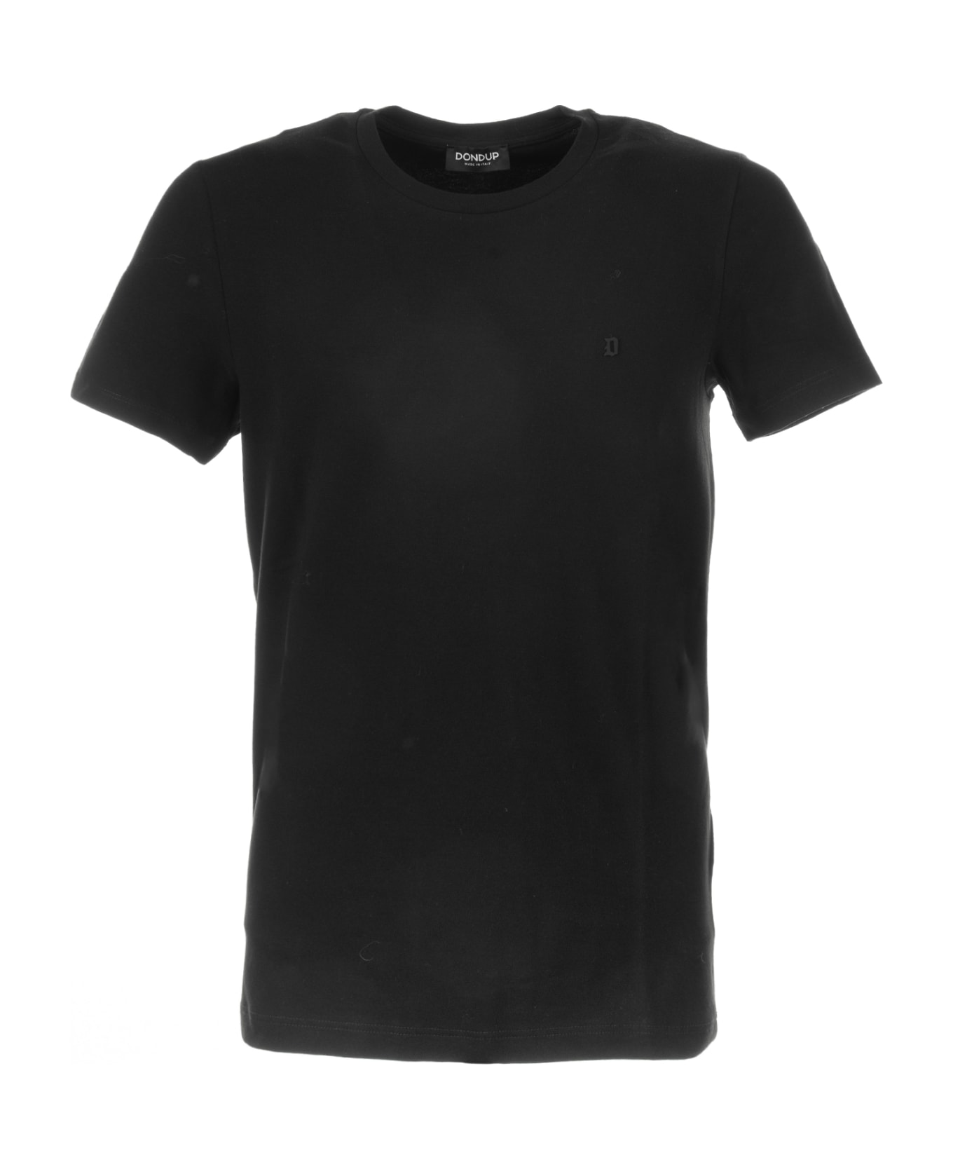 Dondup Black Stretch Jersey T-shirt - Black