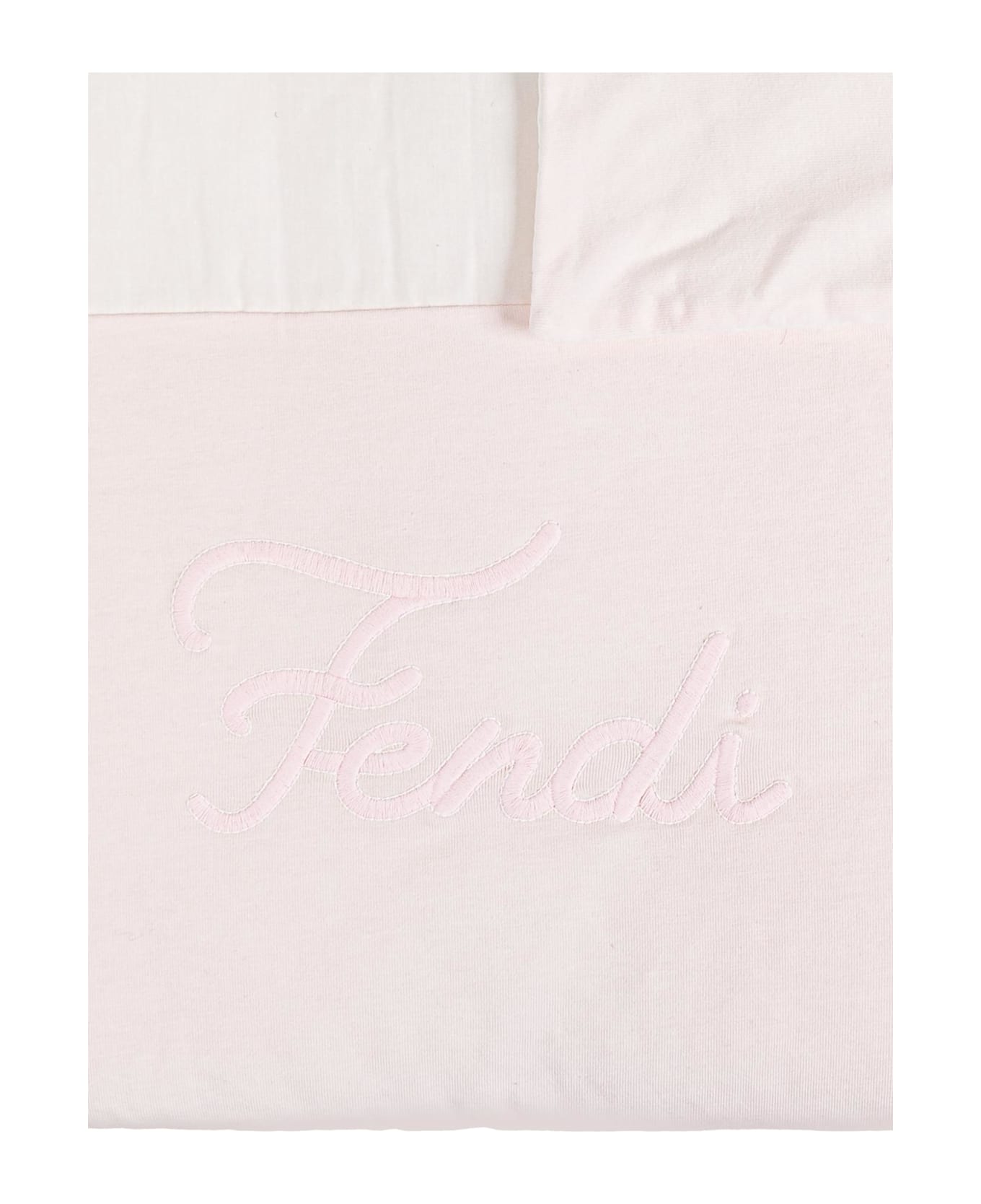 Fendi Kids Cotton Blanket - PINK