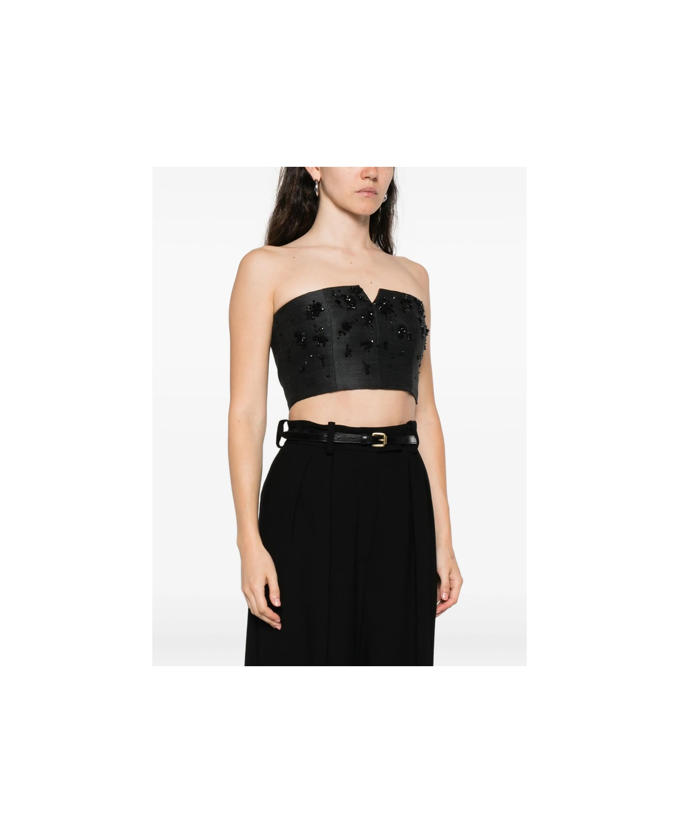 Alberta Ferretti Top - BLACK