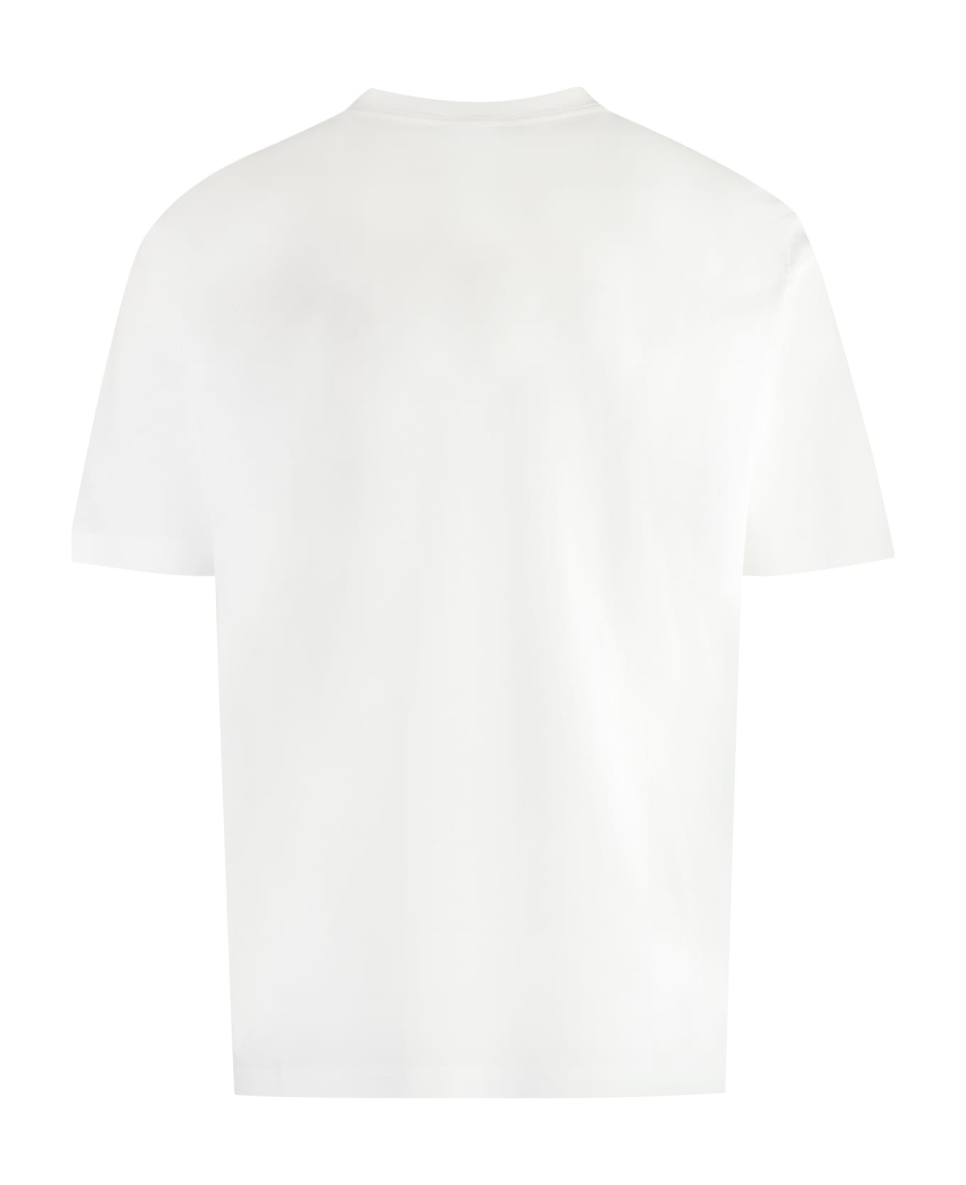 Lanvin Cotton Crew-neck T-shirt - White シャツ