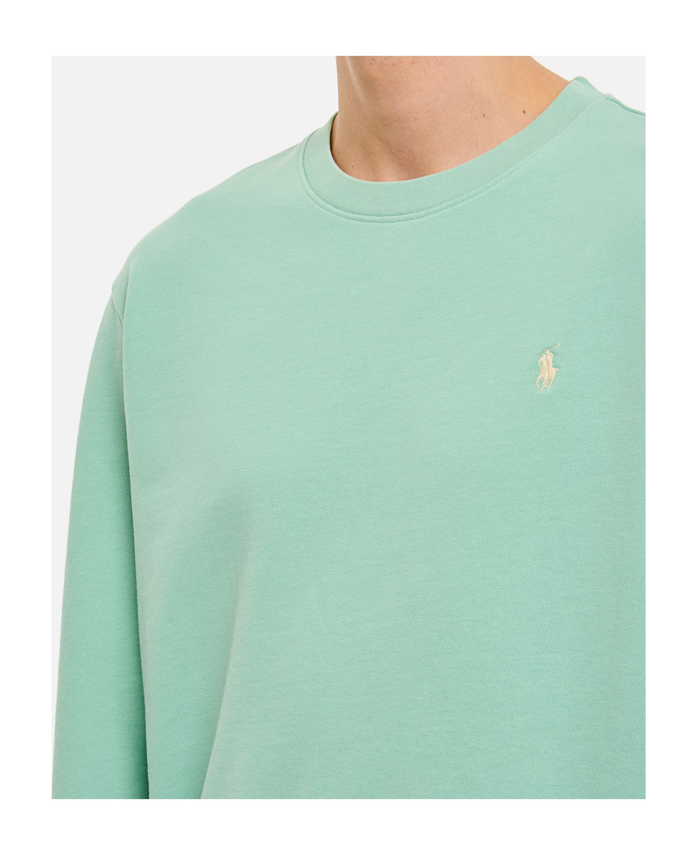 Polo Ralph Lauren Cotton Sweatshirt Polo Ralph Lauren - GREEN フリース
