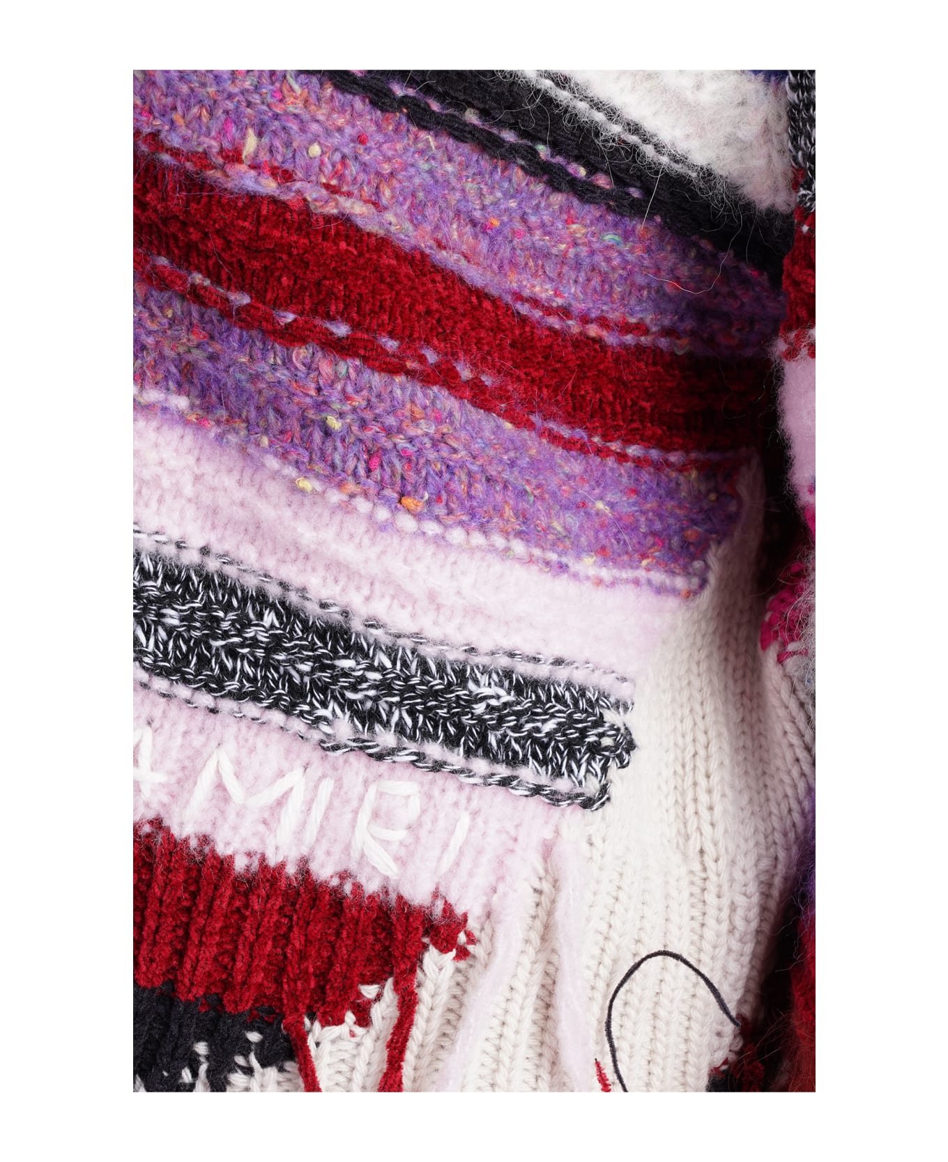 AMIRI Cardigan In Multicolor Cotton And Nylon - multicolor ニットウェア