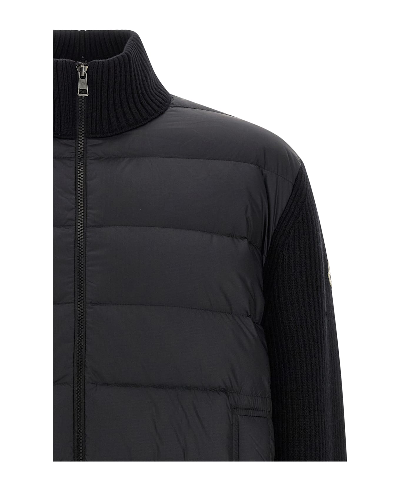 Moncler Two-material Cardigan - Black  