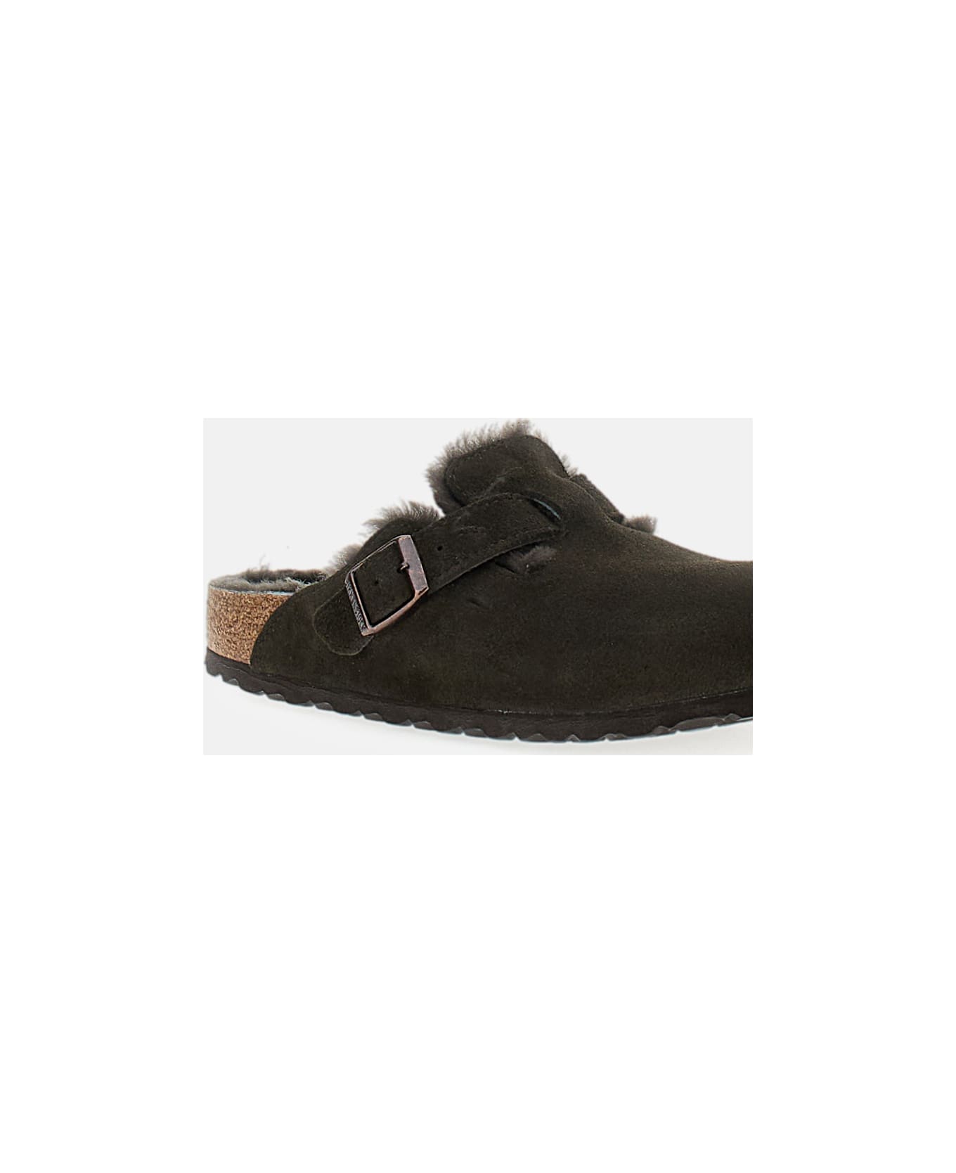 Birkenstock Boston Shearling Suede - Brown
