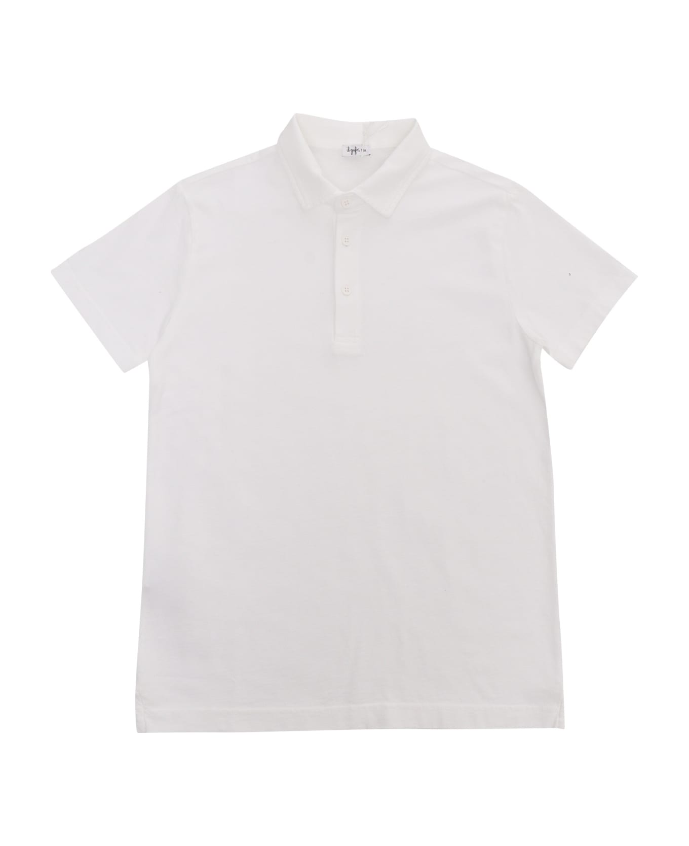 Il Gufo White Polo - WHITE Tシャツ＆ポロシャツ