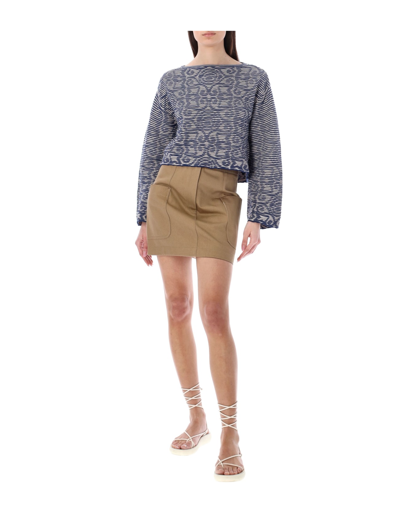 Emporio Armani Cotton Sweater - FANTASIABLU