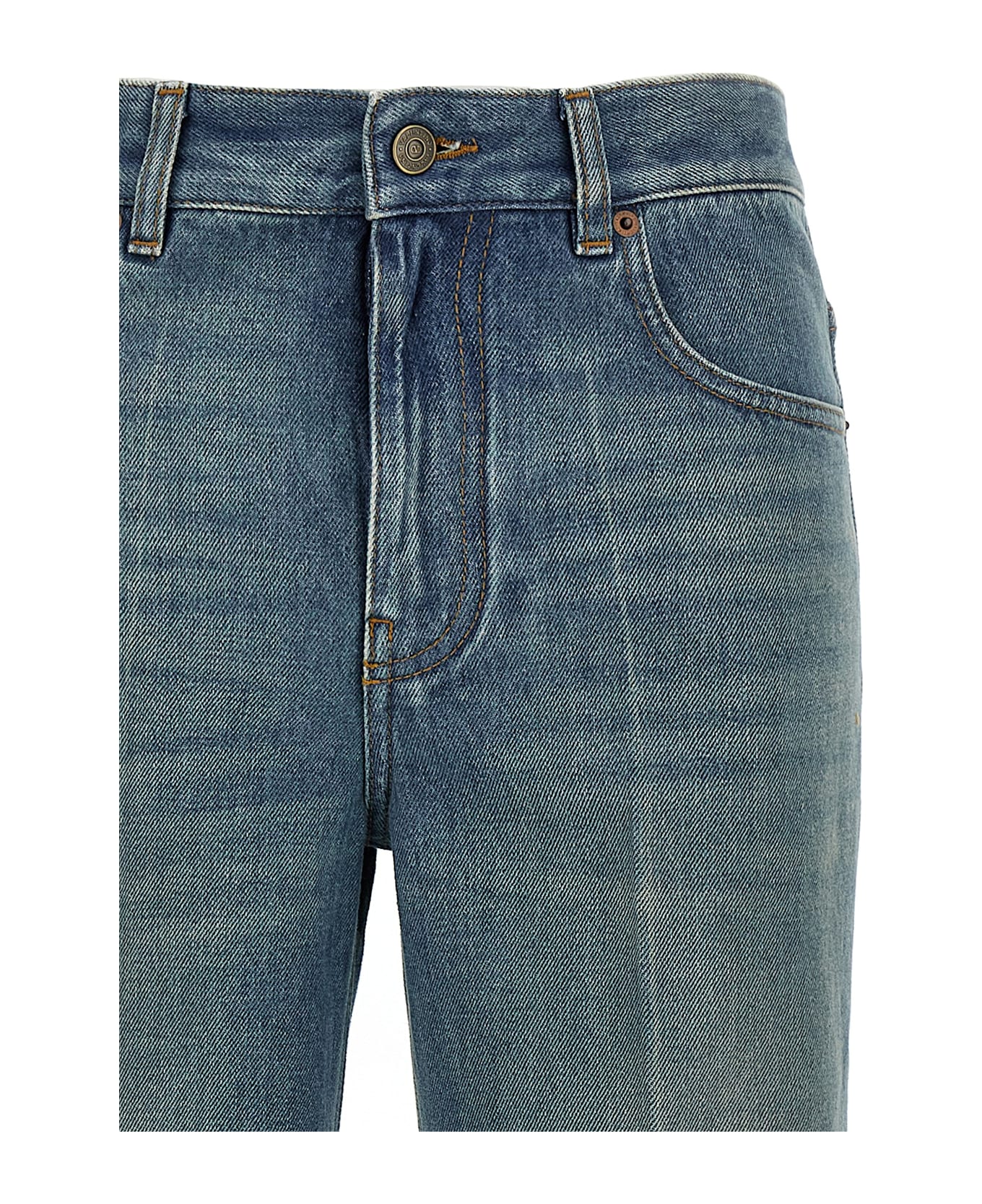 Valentino Garavani Jacquard Jeans - Blue