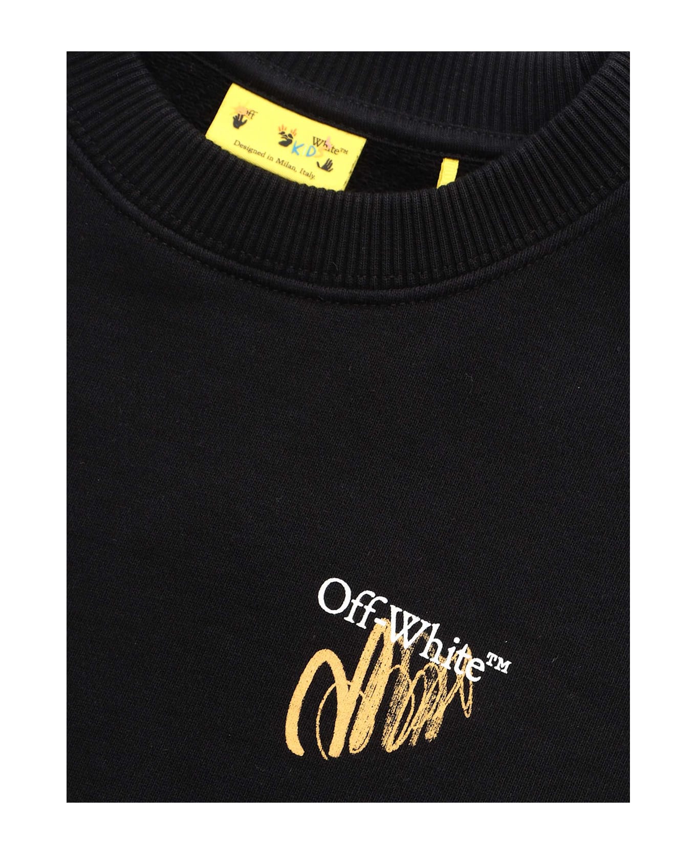 Off-White Arrow Sketch Crewneck Black - White - BLACK