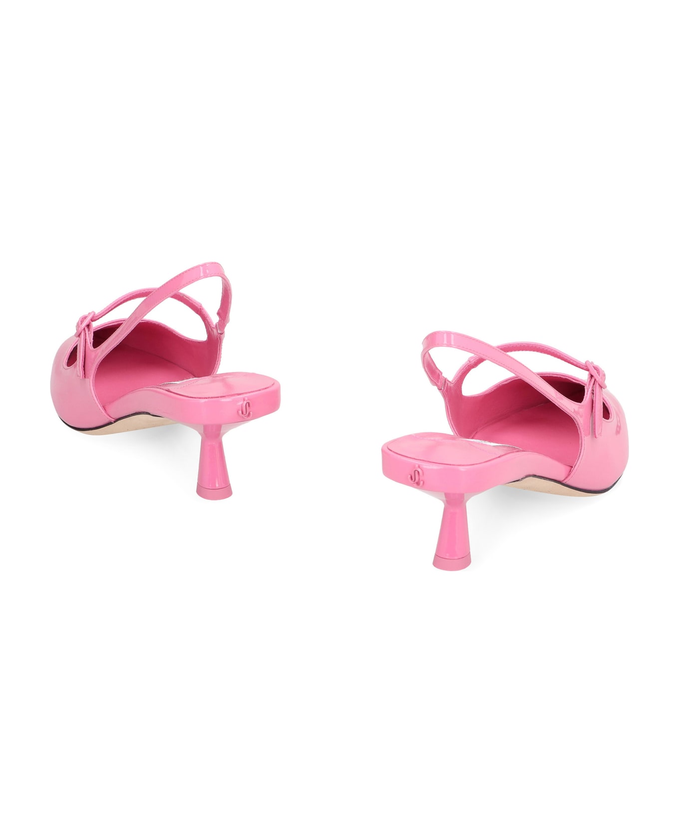 Jimmy Choo Didi Patent Leather Slingback Pumps - Pink ハイヒール