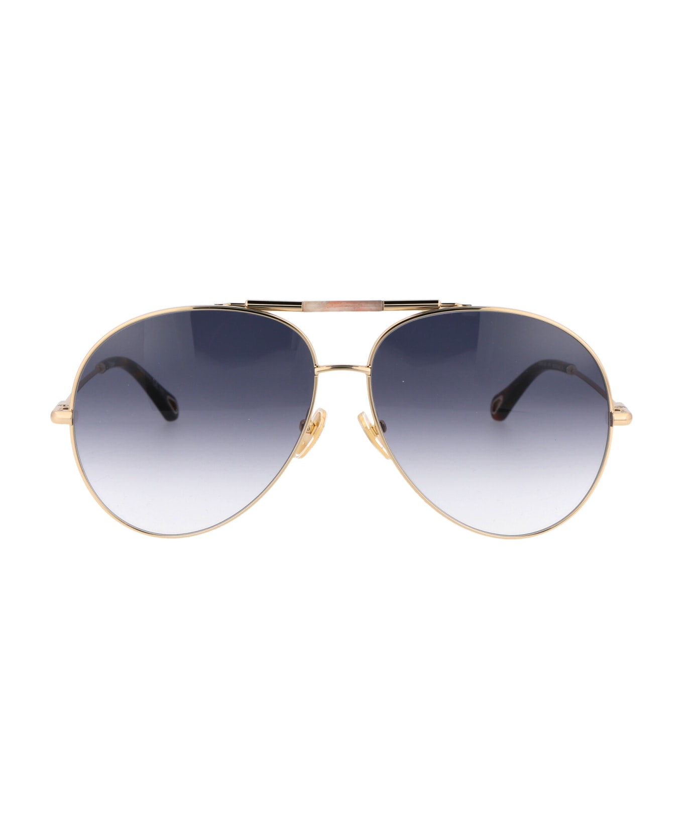 Chloé Eyewear Ch0113s Sunglasses - 001 GOLD GOLD BLUE サングラス