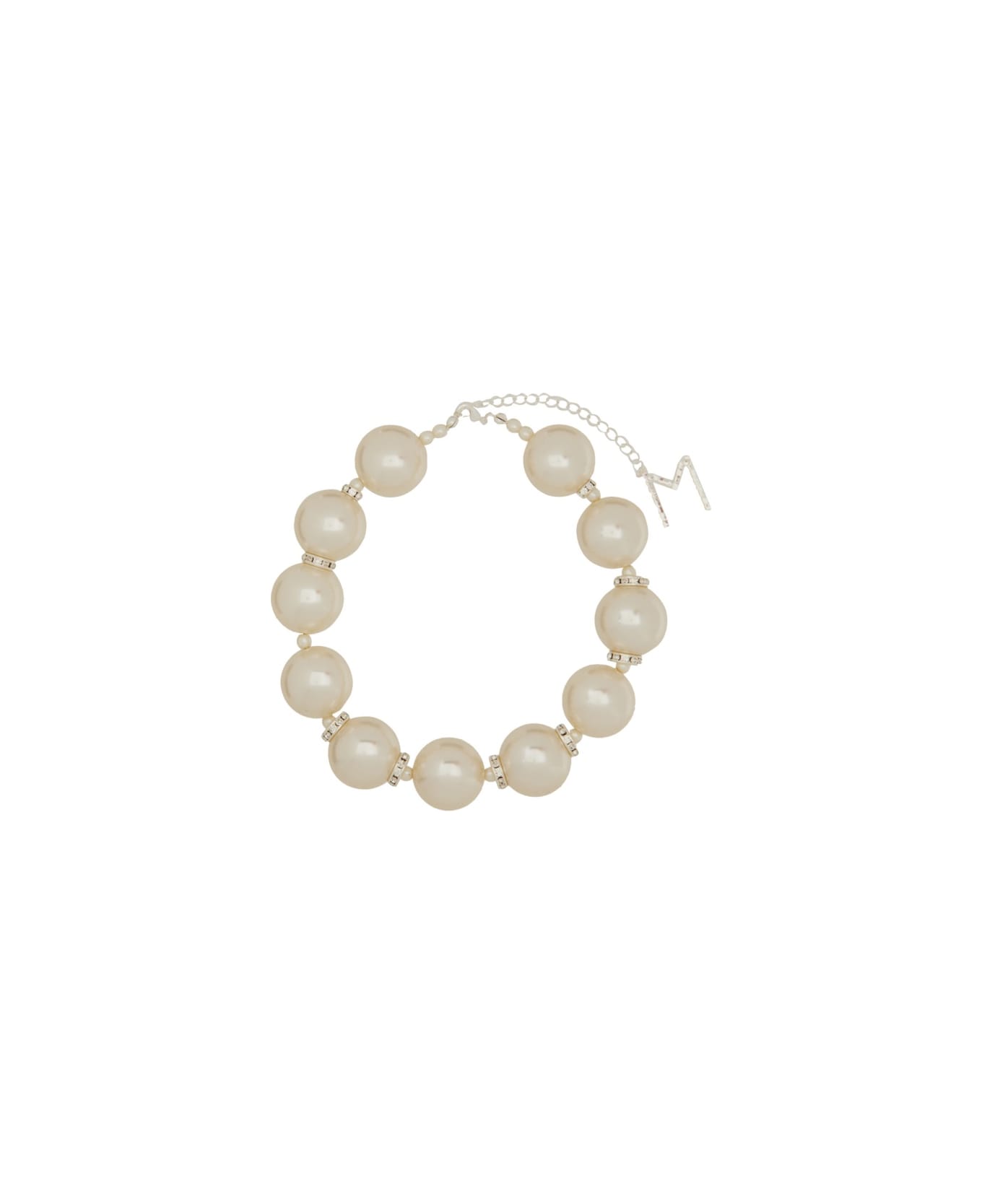 Magda Butrym Oversized Pearl Necklace - WHITE ネックレス