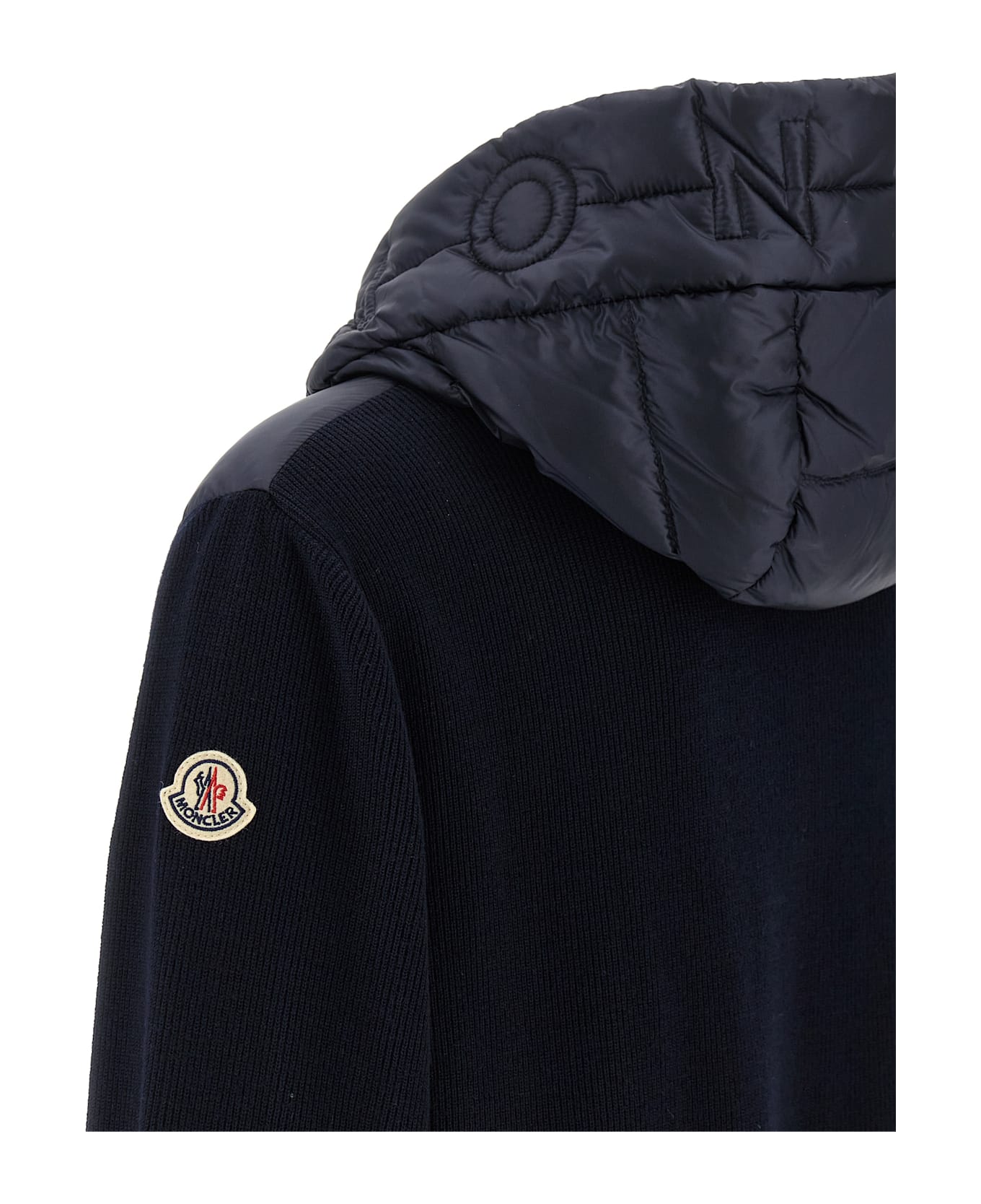 Moncler Wool Hoodie - Blue