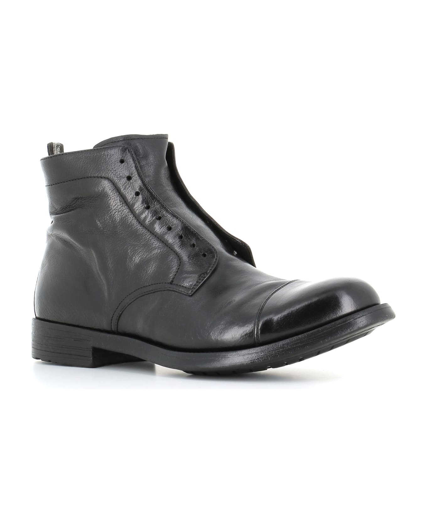 Officine Creative Lace-up Boot Hive/005 - Black