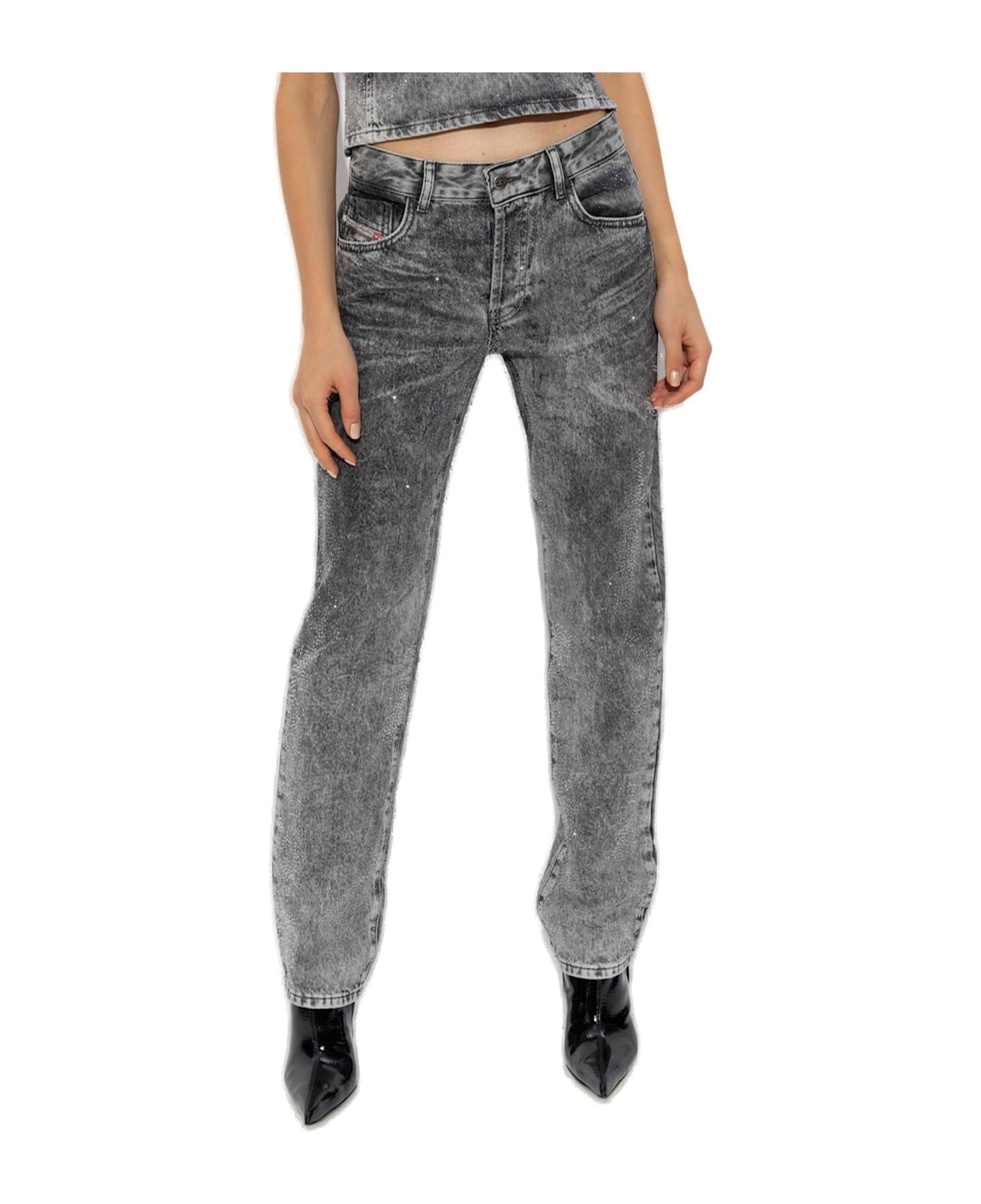 Diesel 1989 D-mine Regular Jeans - BLACK/DENIM