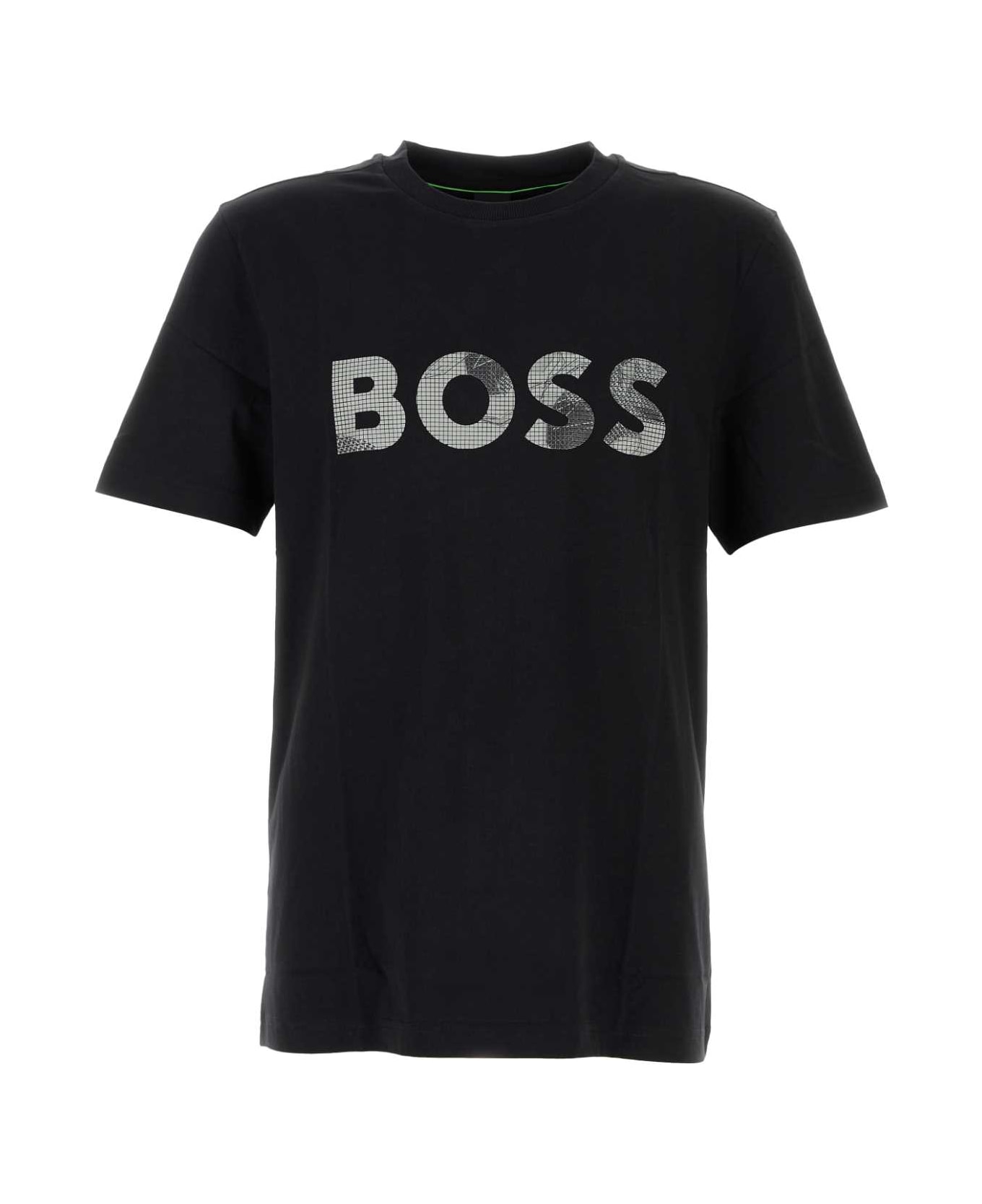 Hugo Boss Black Cotton T-shirt - 001BLACK