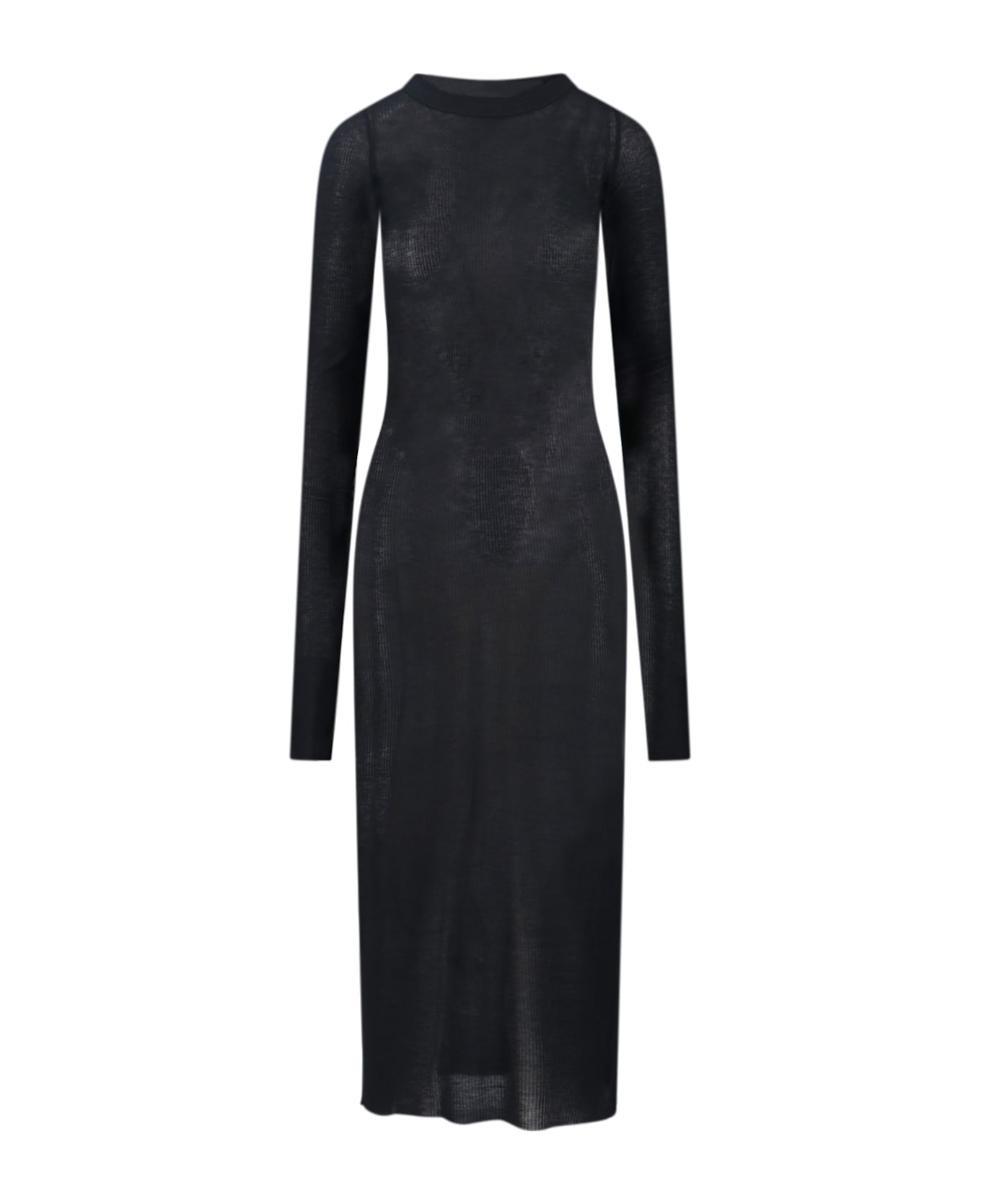 Rick Owens Midi Dress - Black  