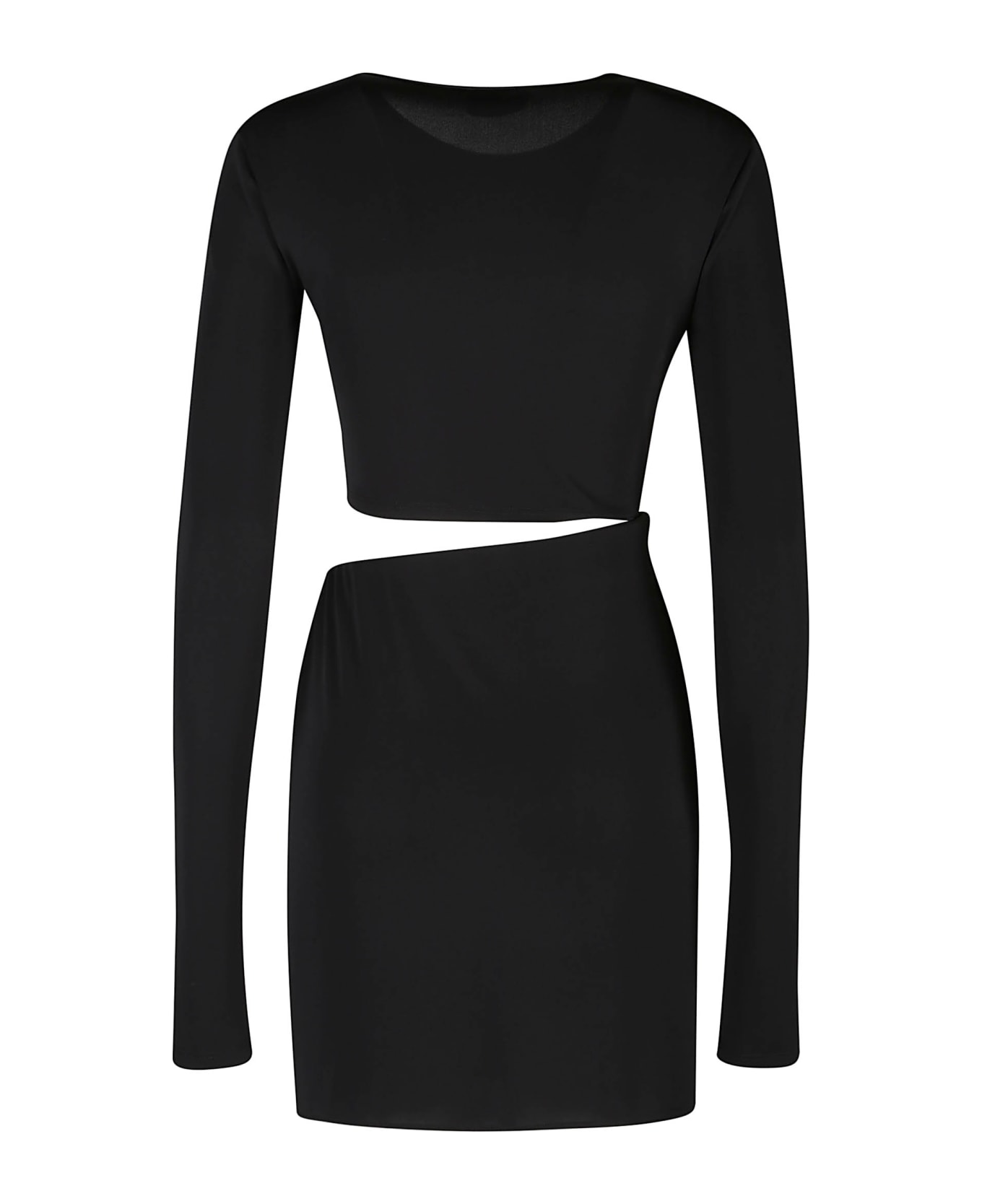 The Andamane Gia Mini Cut Out Mini Dress - Black