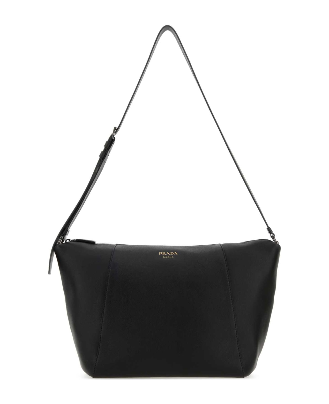 Prada Black Leather Crossbody Bag - NERO