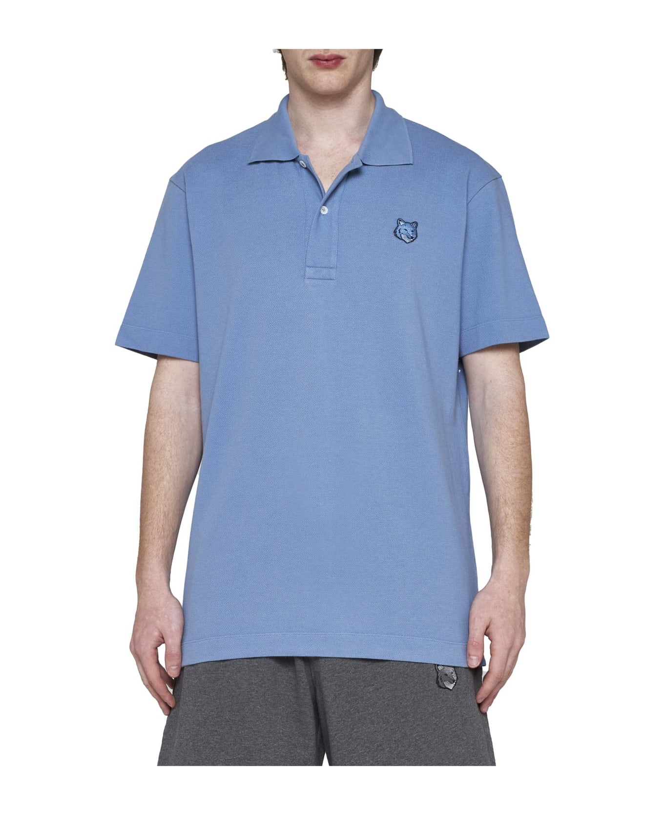 Maison Kitsuné Polo Shirt - Hampton blue