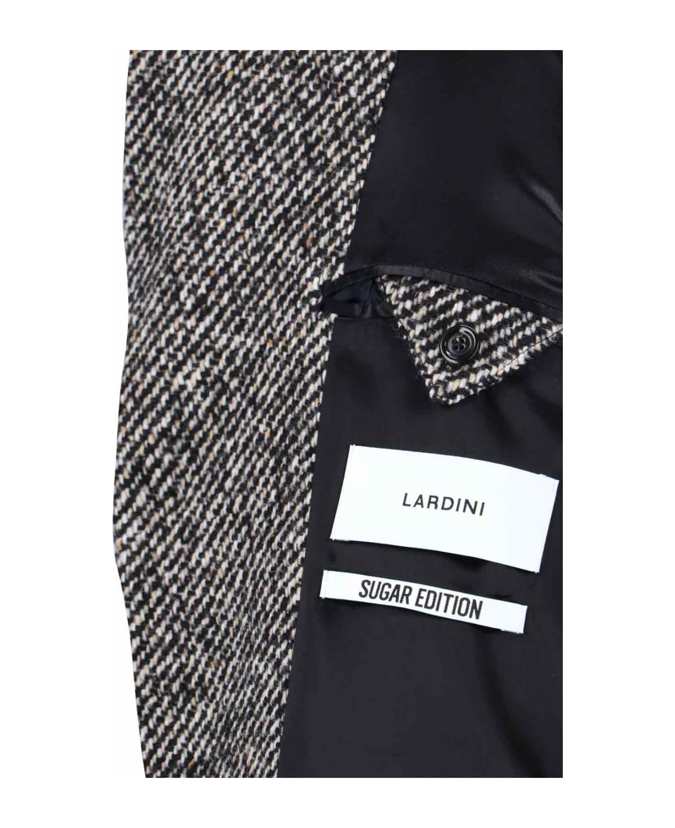 Lardini Single-breasted Midi Coat - Black  