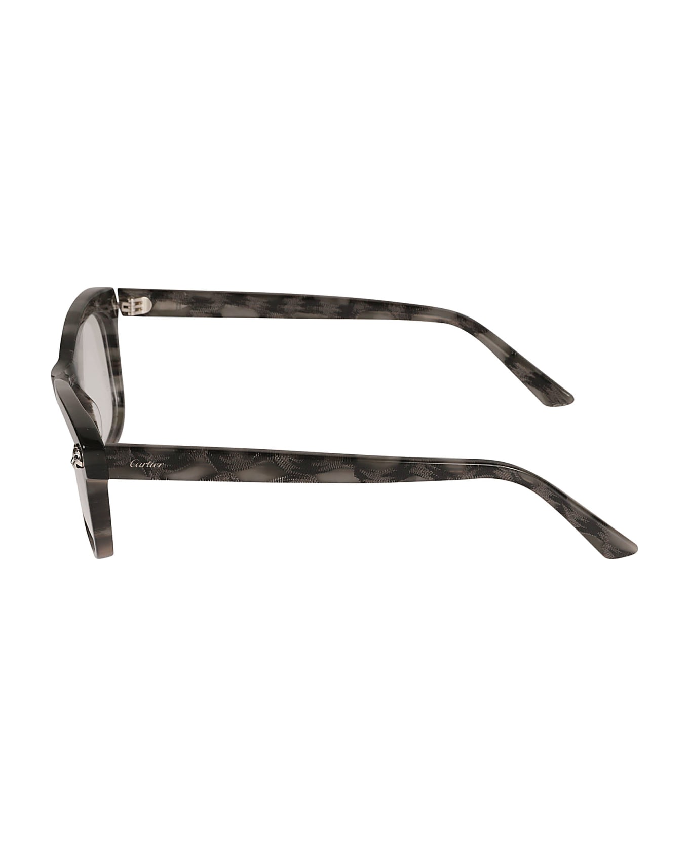 Cartier Eyewear Demo Rectangular Glasses - 008 havana havana transpa サングラス