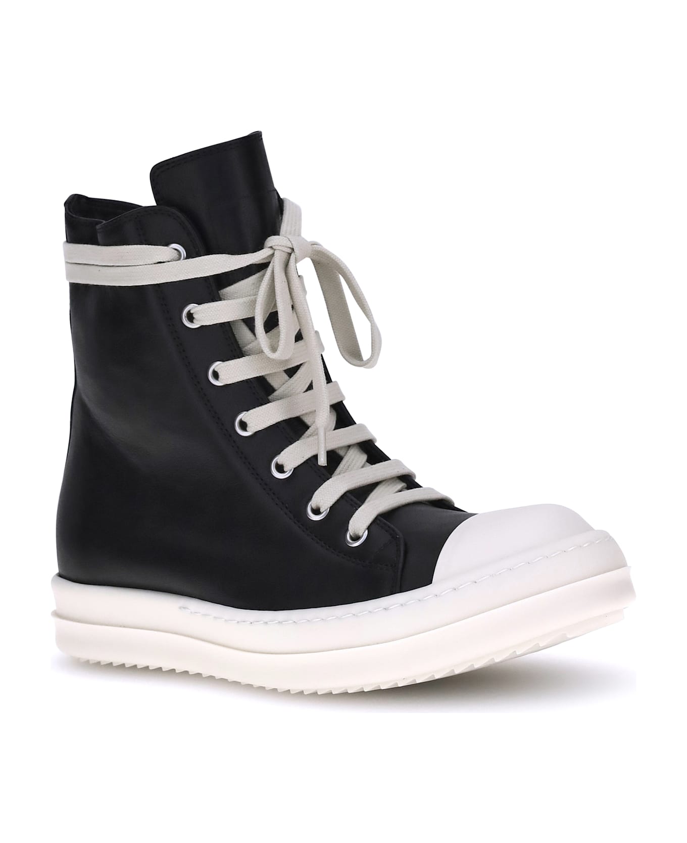 Rick Owens Leather Sneakers