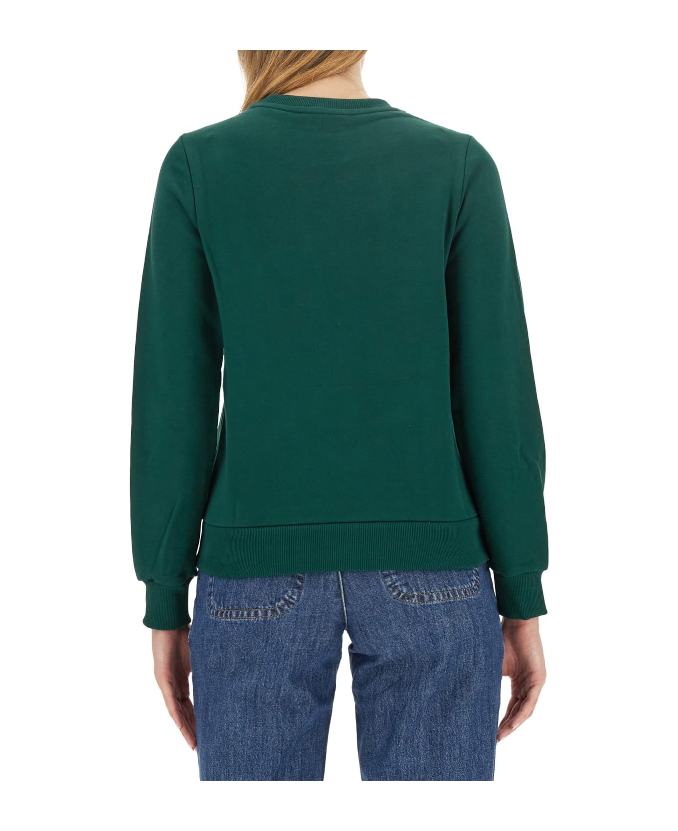 A.P.C. Sweatshirt With Logo - Green