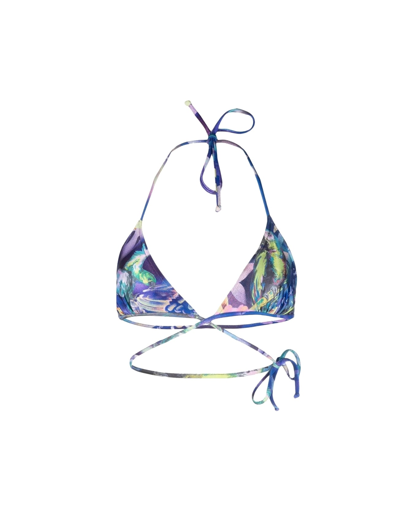Moschino Printed Bikini Swimsuit - BLUE
