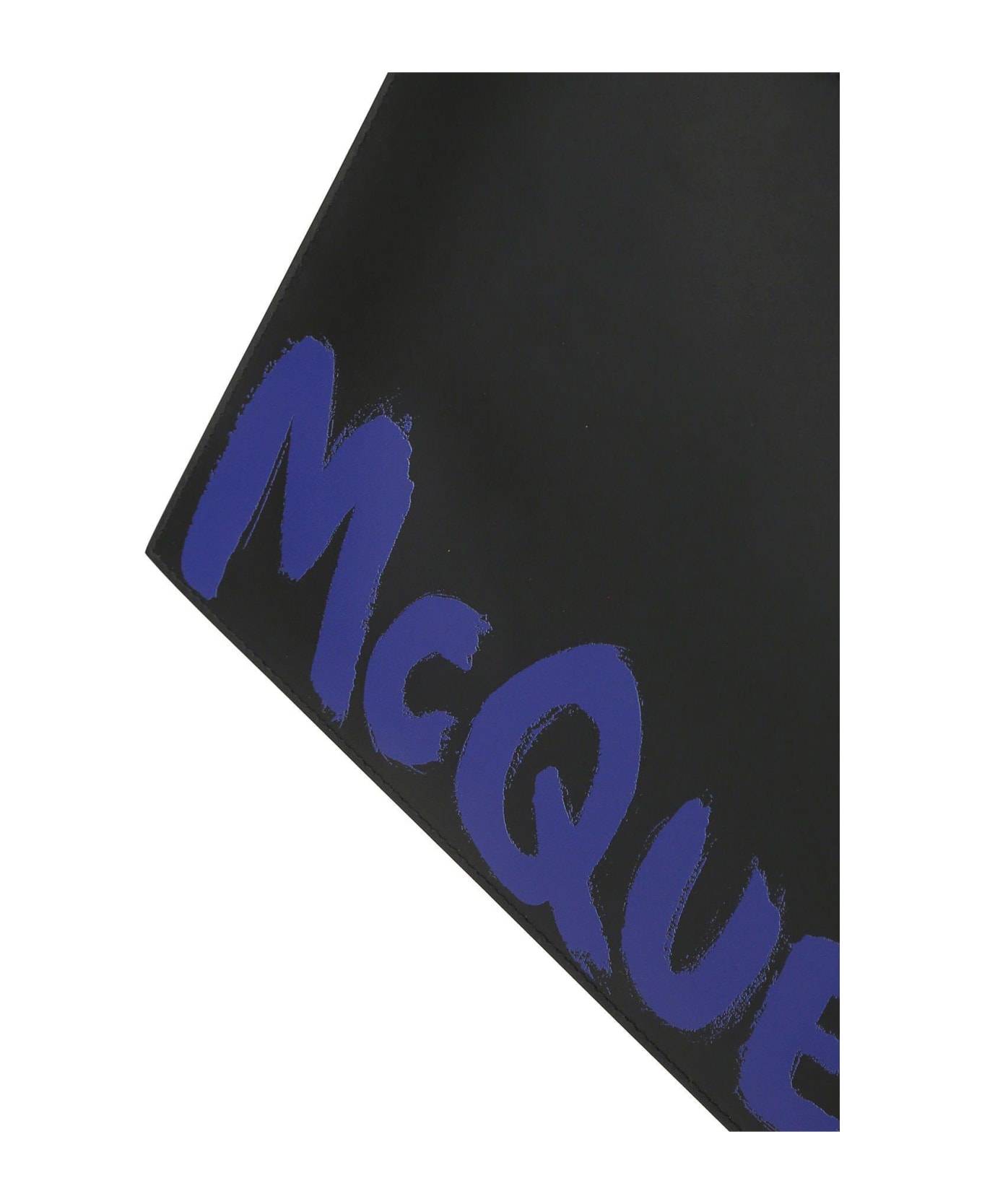 Alexander McQueen Black Leather Clutch - Black