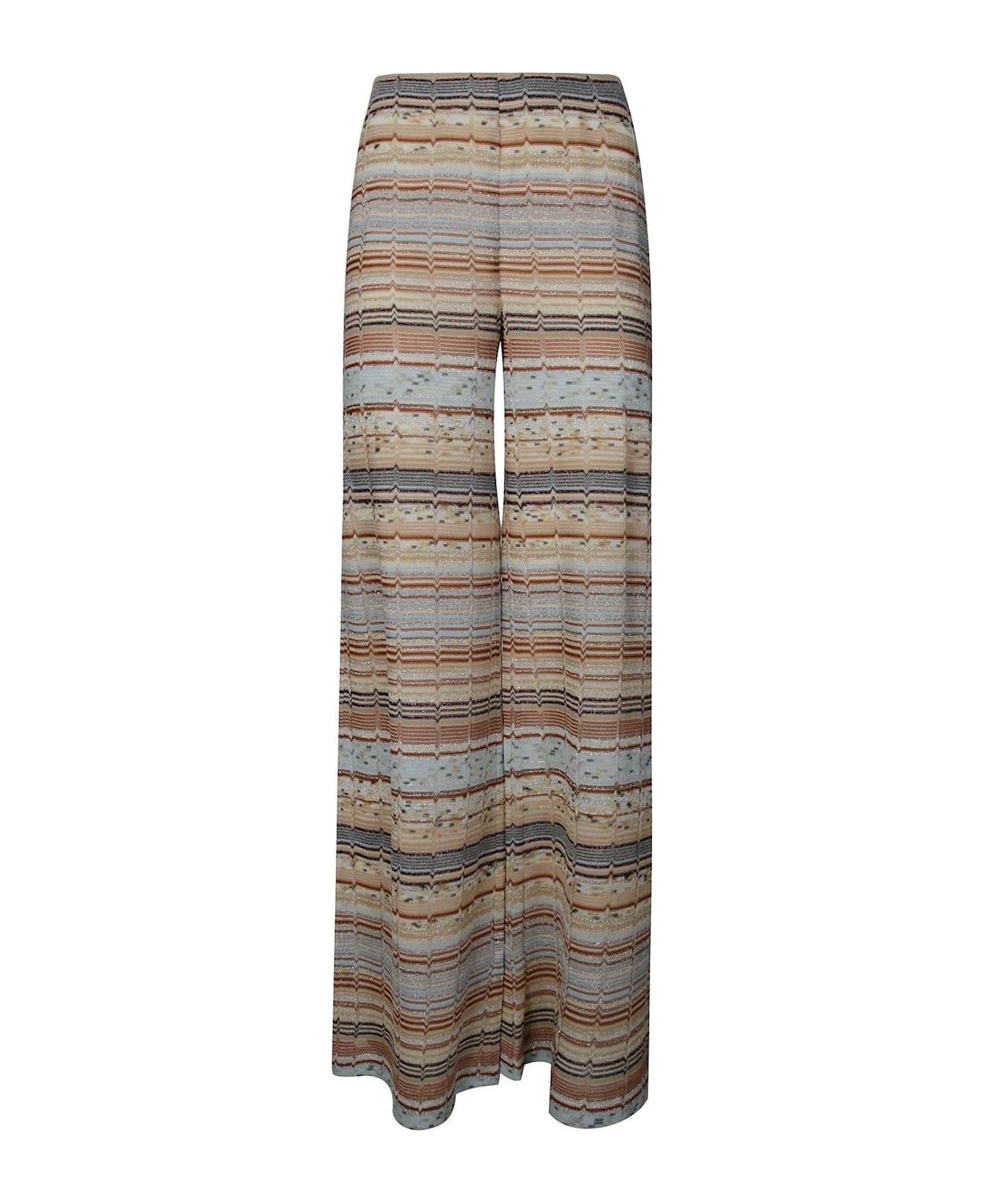 Missoni Zigzag Wide-leg Trousers - Arancione