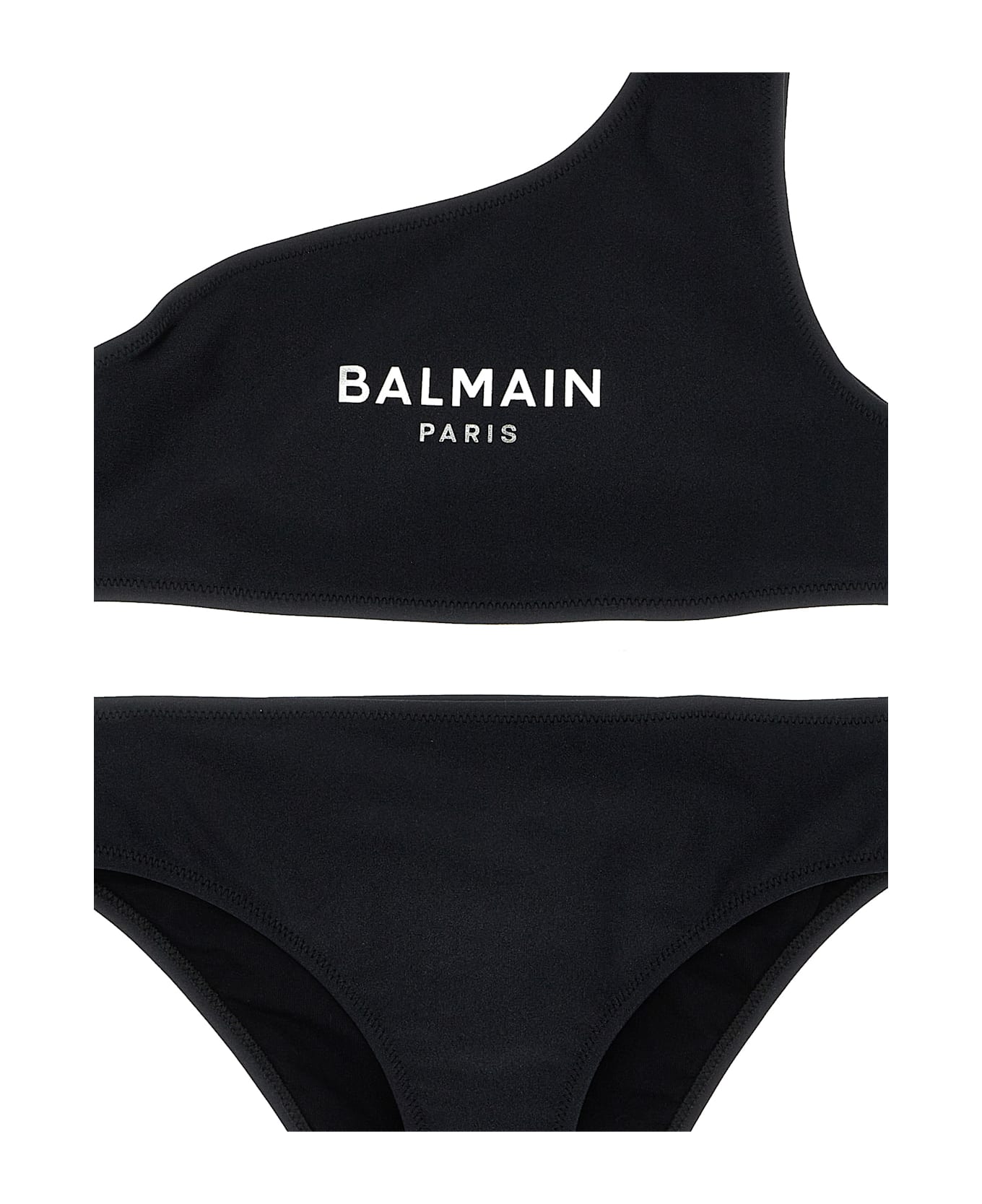 Balmain Logo Bikini - Black  