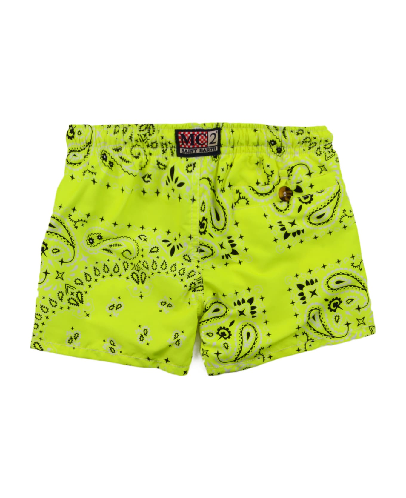MC2 Saint Barth Swim Shorts With Bandana Print - Yellow ボトムス