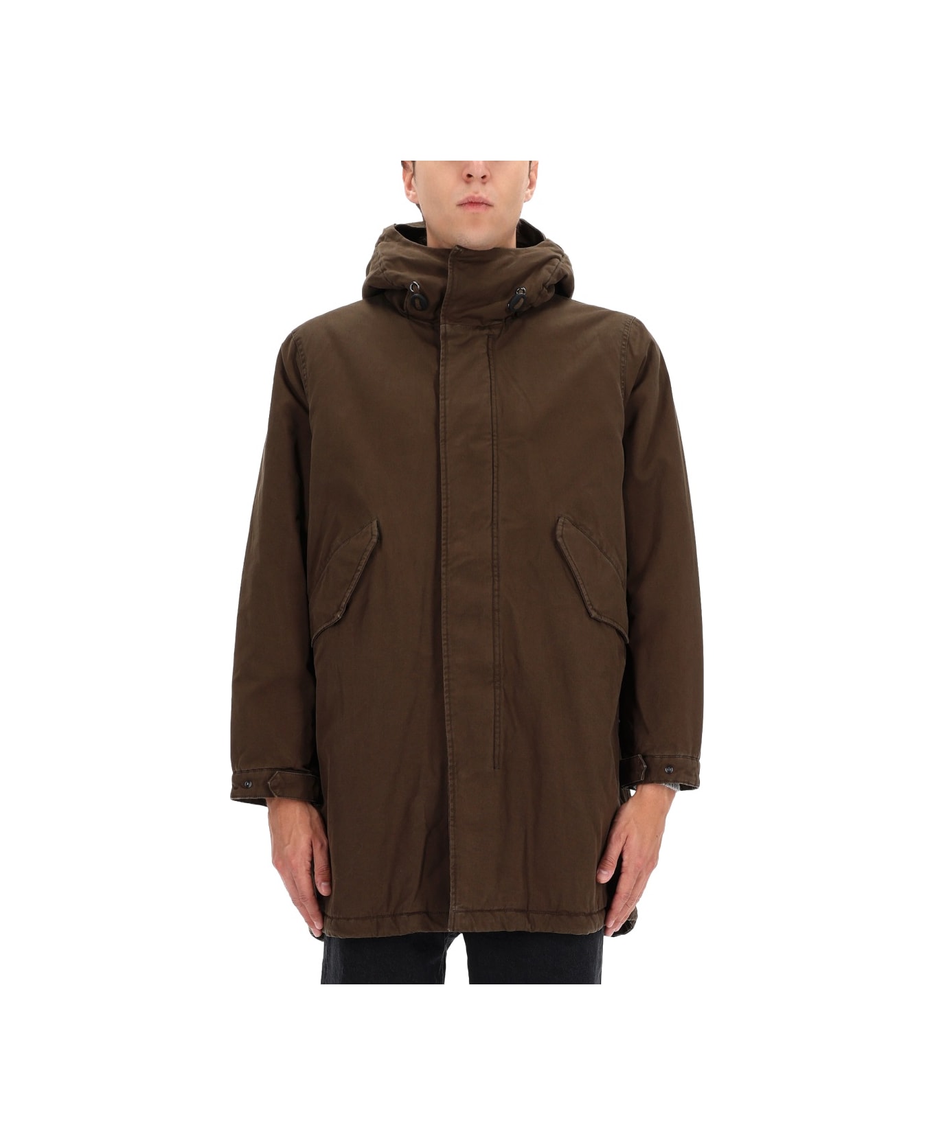 Aspesi Hooded Parka - MILITARY GREEN