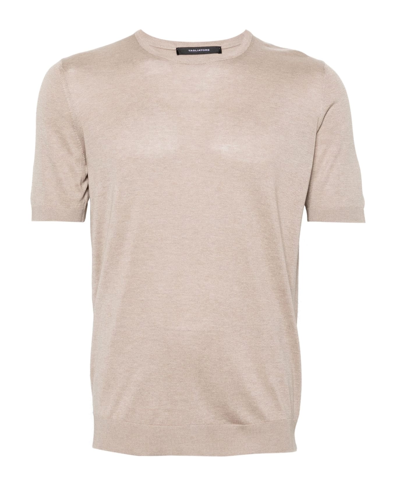 Tagliatore T-shirts And Polos Beige - Beige