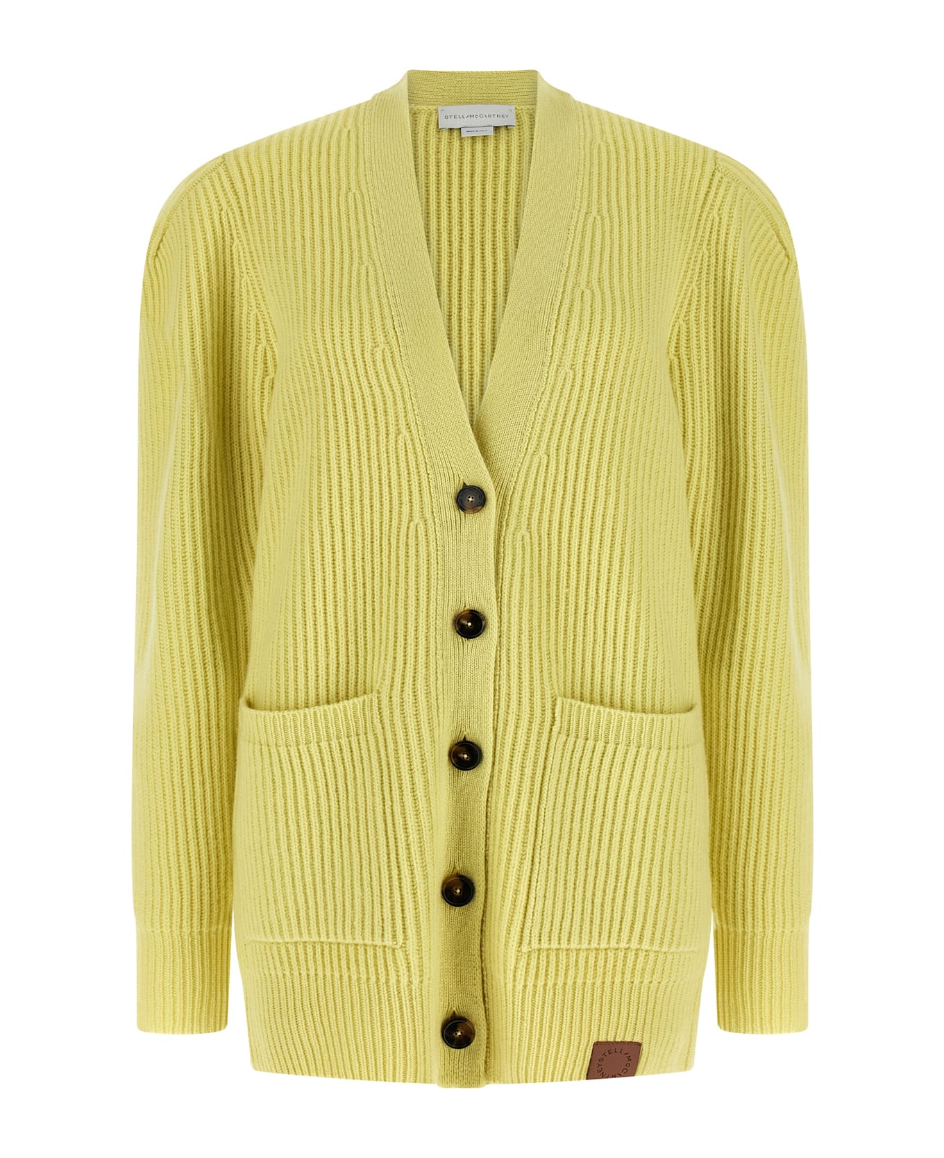 Stella McCartney Thick Knit Cardigan - Yellow