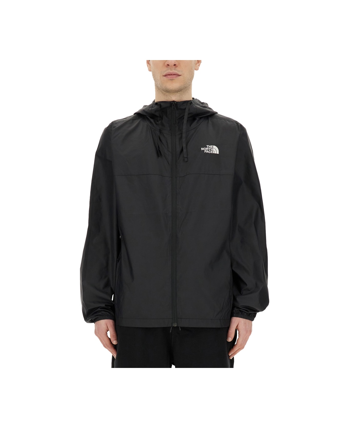 The North Face Jacket With Logo Print - BLACK